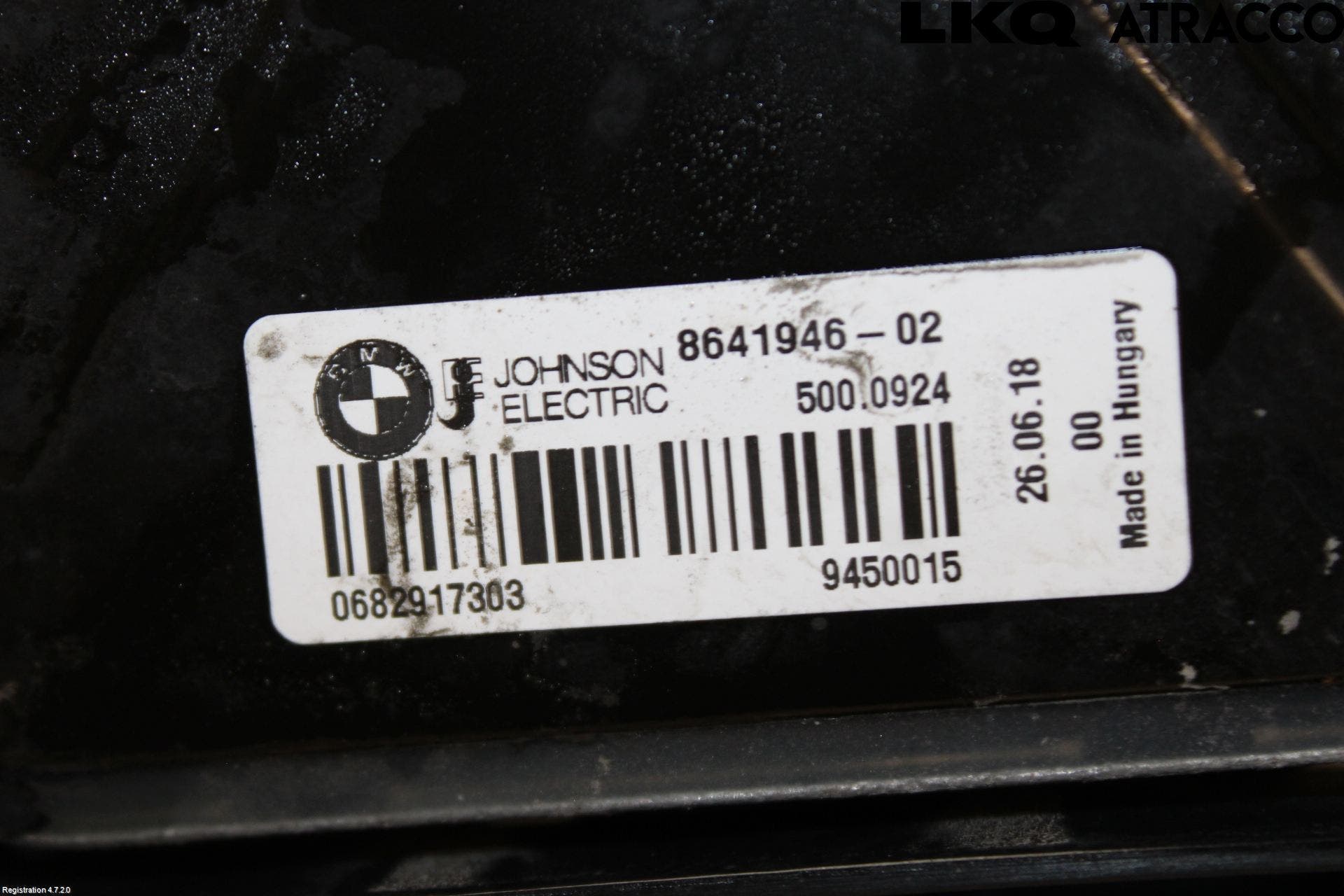 BMW 3 F30/F31/F80 12-19 Kylfläkt El