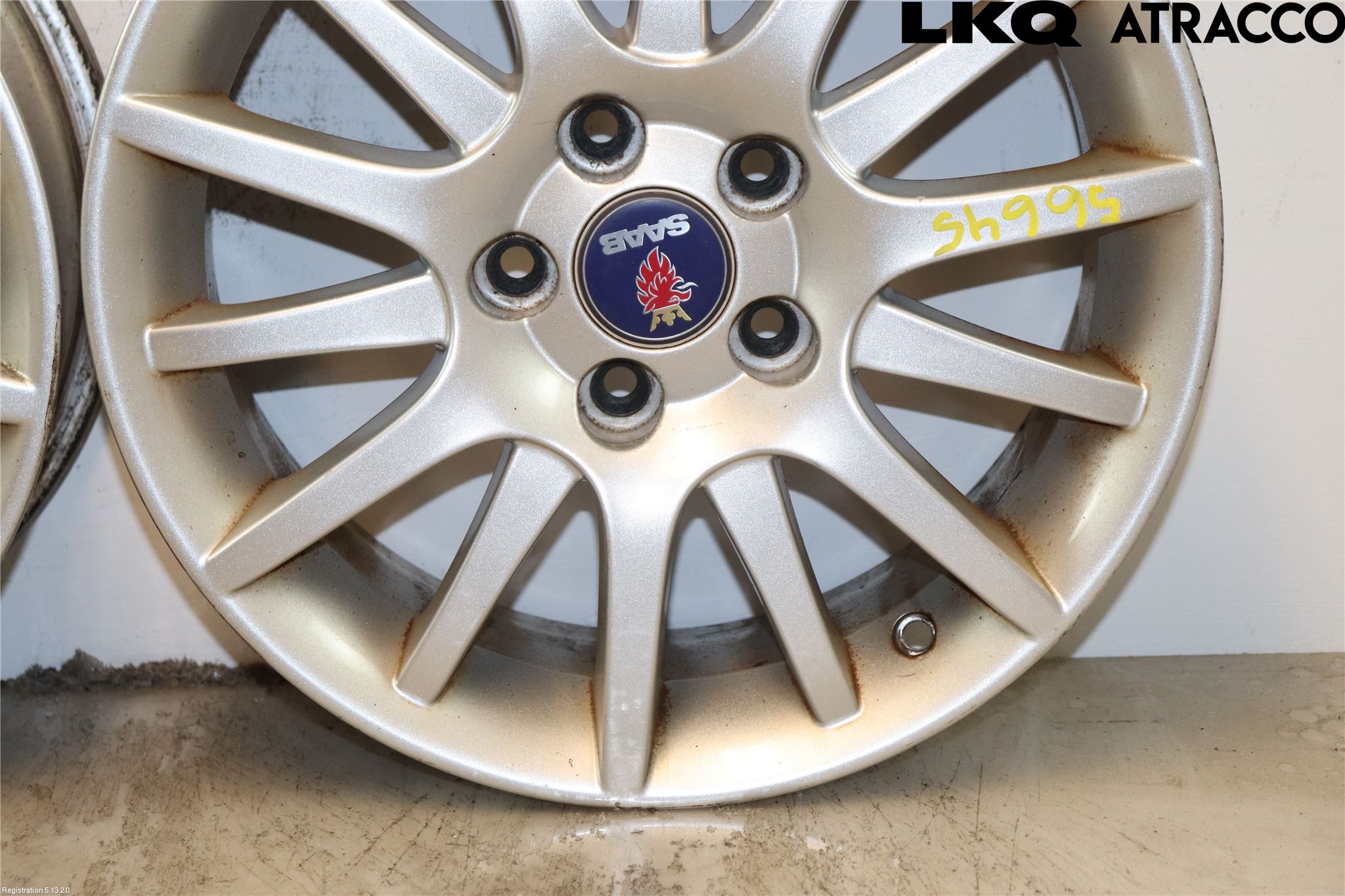 Saab 9-3 VER2/VER3 08-15 Fälgsats Aluminium