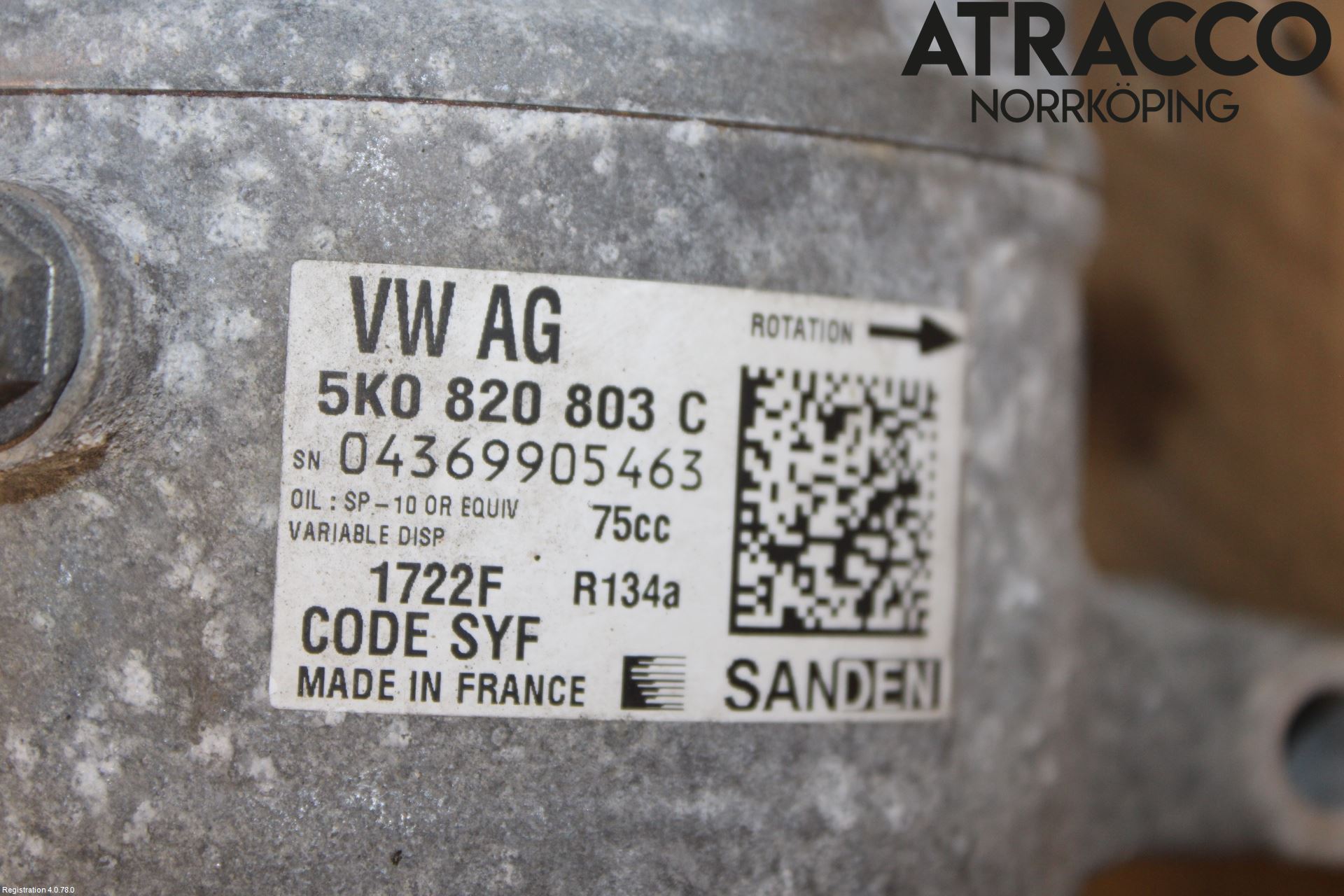 Volkswagen VW TIGUAN 07-16 Ac Kompressor