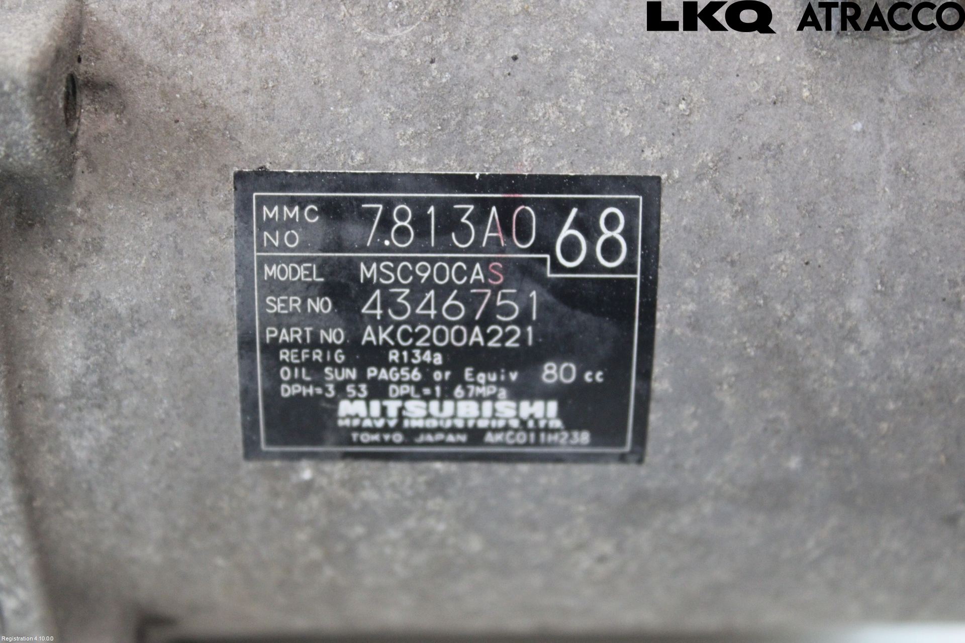 Mitsubishi LANCER 07-14 Ac Kompressor