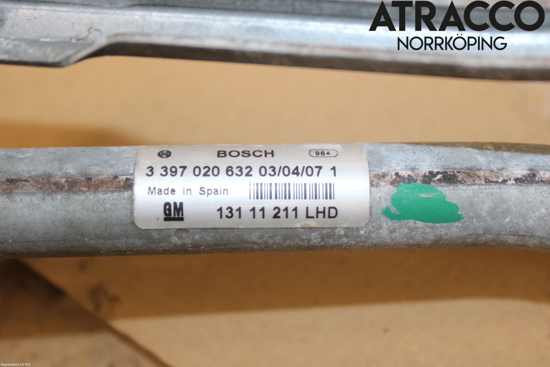 Opel ASTRA H 04-12 Torkarmekanism Vindruta