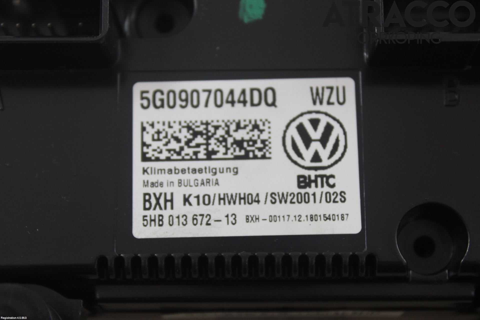 Volkswagen VW PASSAT 15-19 Värmereglage