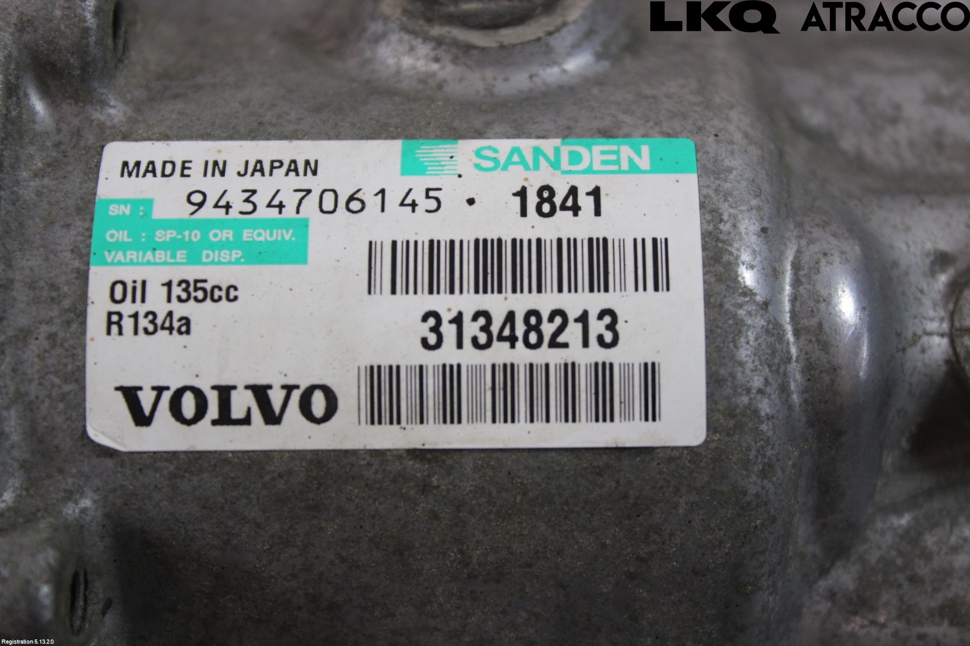 Volvo V60 11-13 Ac Kompressor