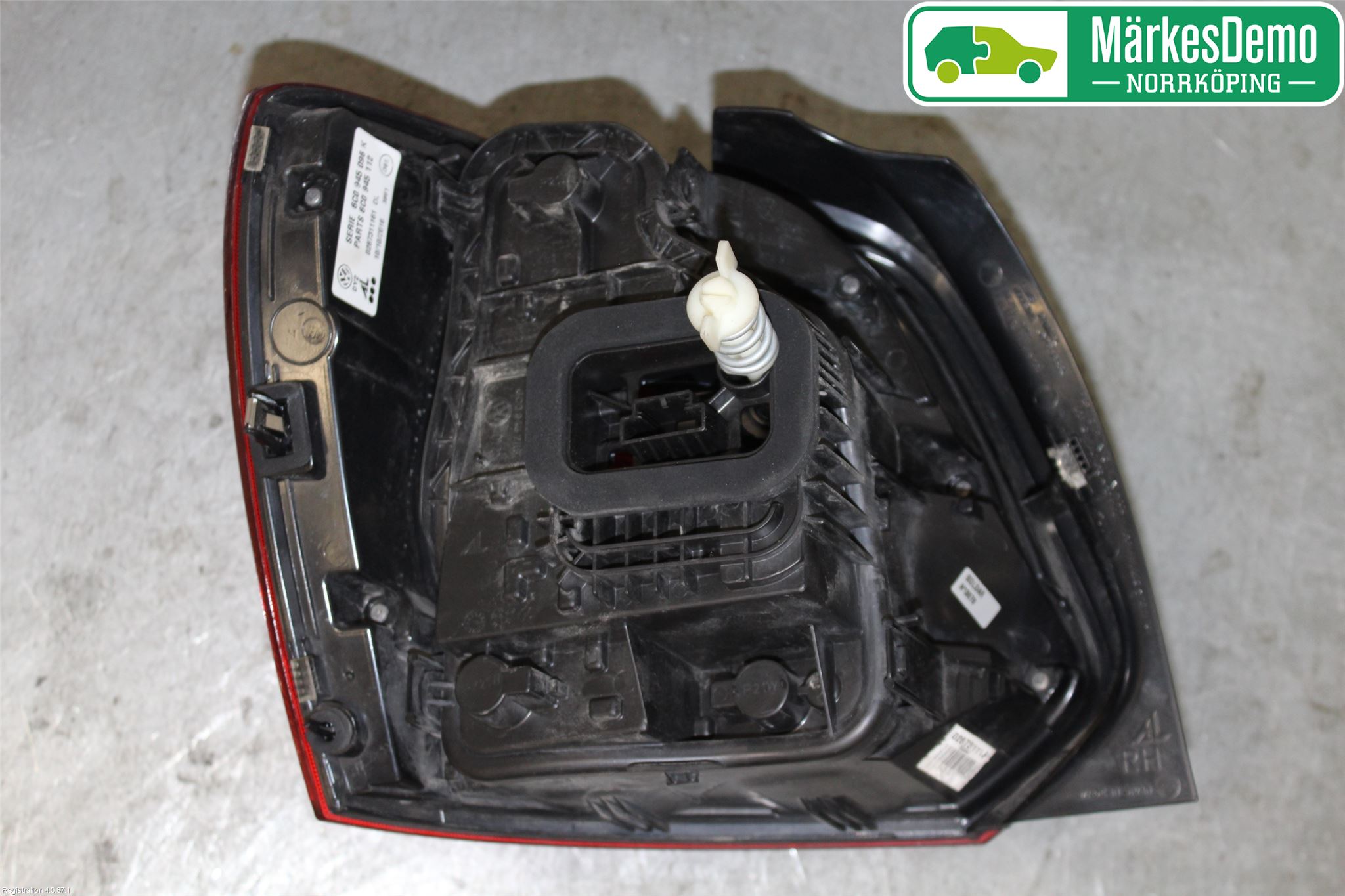 Volkswagen VW POLO 10-17 Bakljus Höger