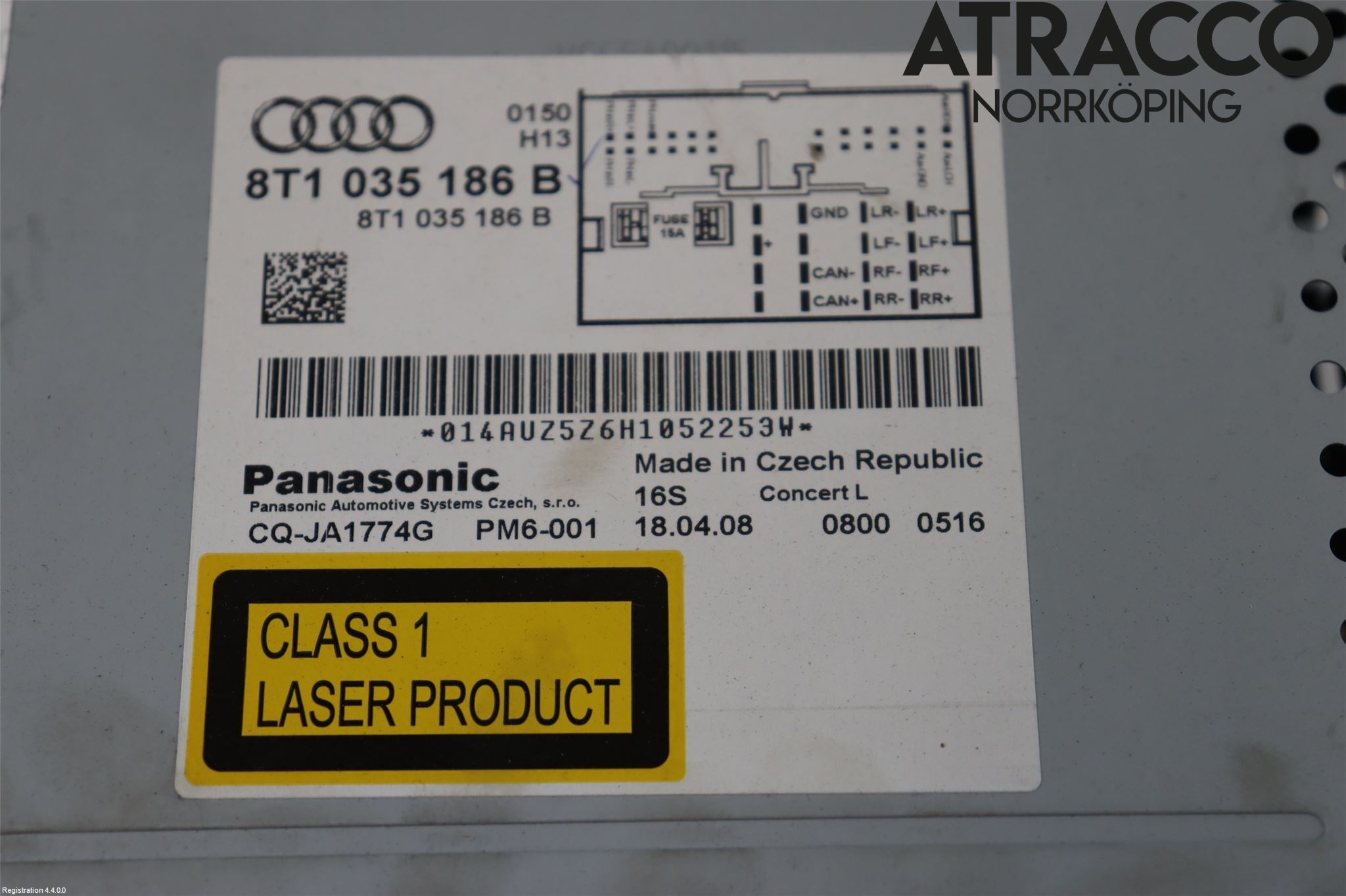 Audi A4/S4 08-11 Cd Radio - Multimediapanel