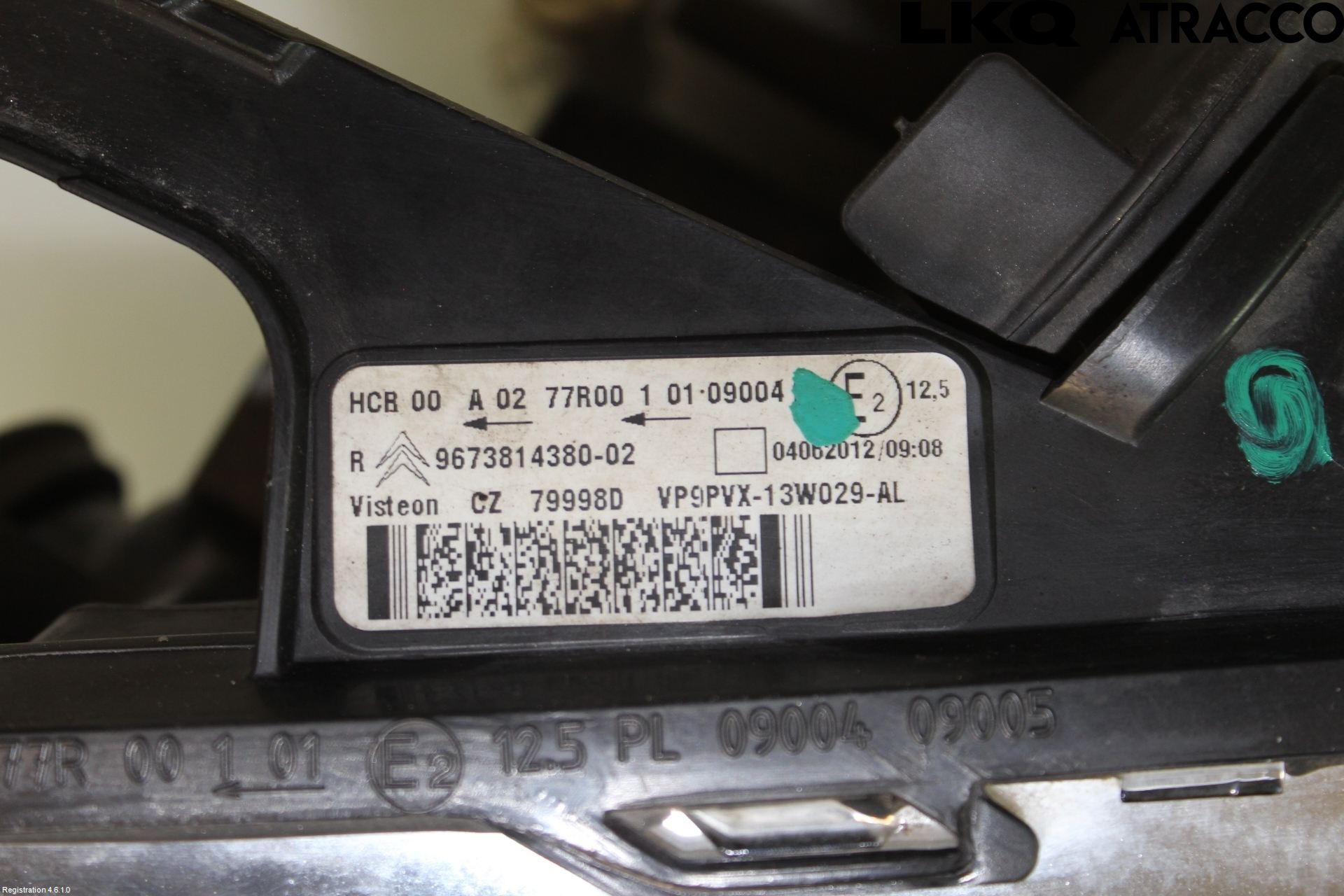 Citroen C3 10-17 Strålkastare Höger