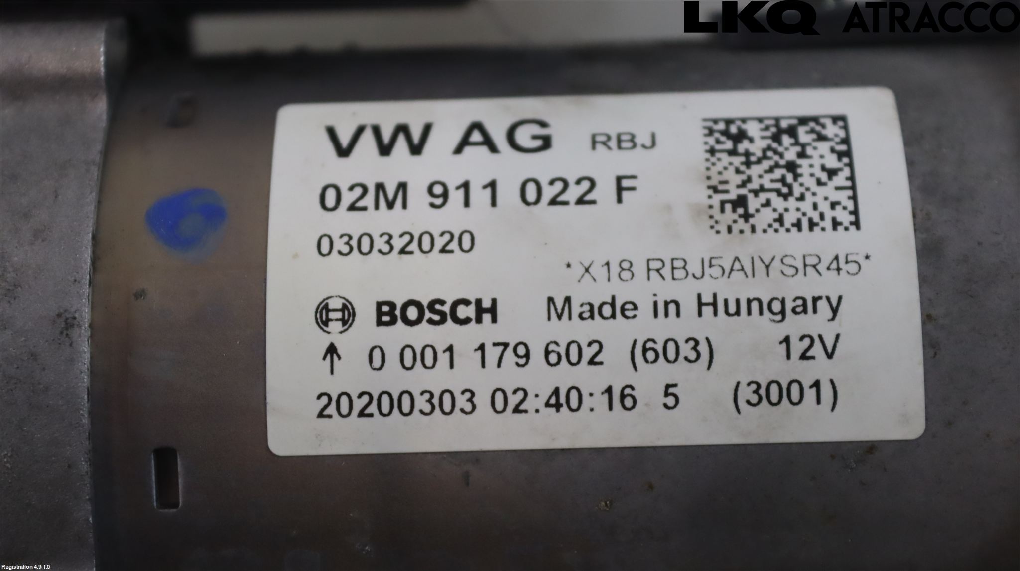 Skoda FABIA 15-21 Startmotor