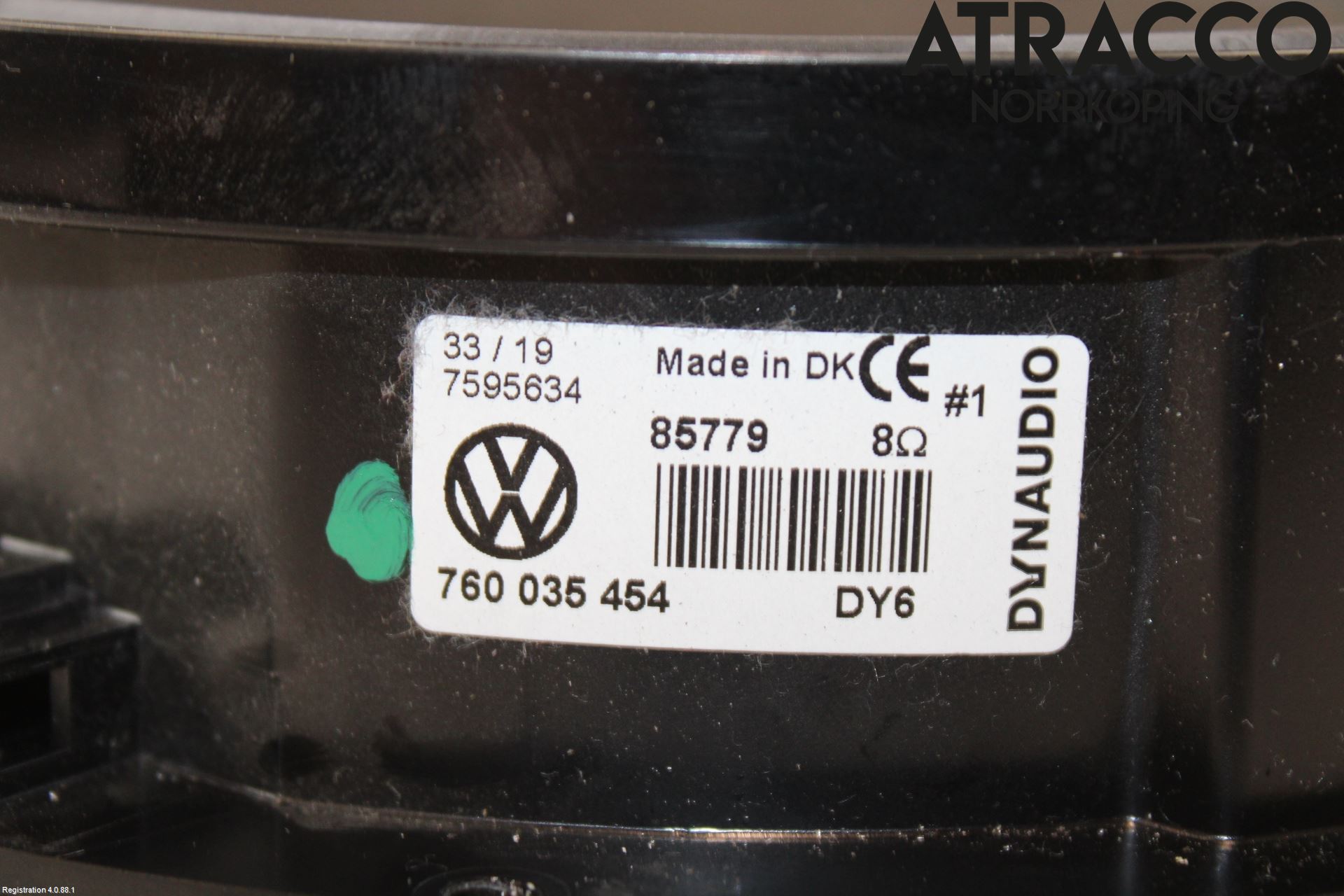 Volkswagen VW TOUAREG CR 18- Högtalare