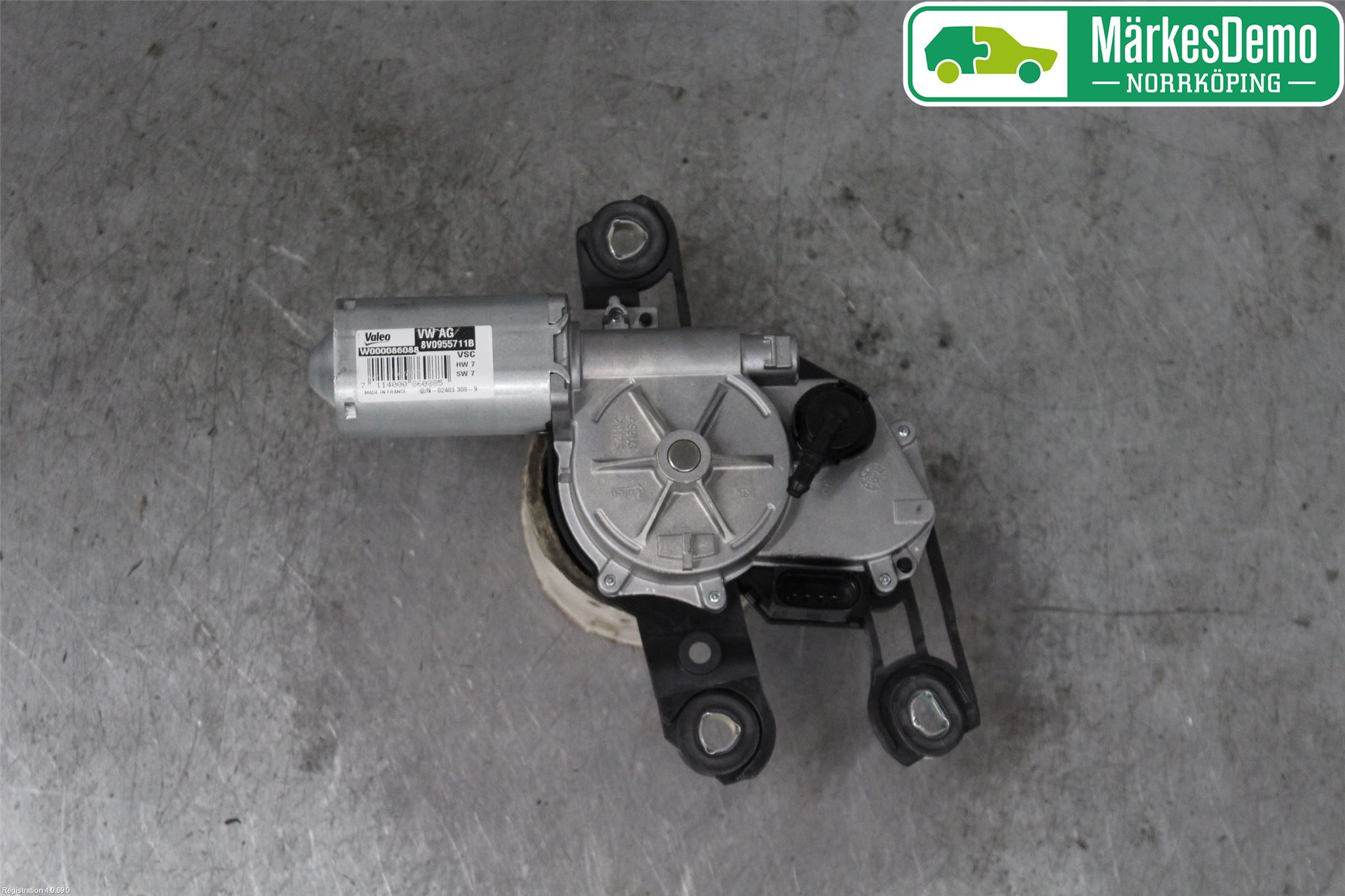 Audi Q2/SQ2 17- Torkarmotor Baklucka