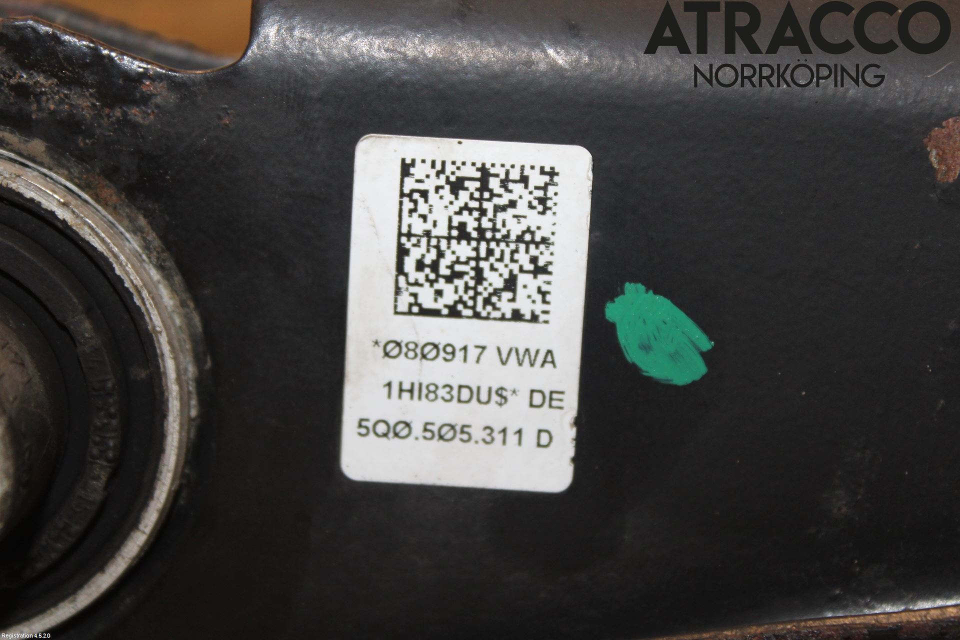 Audi A3/S3 8V 13-20 Bärarm Bak Vänster