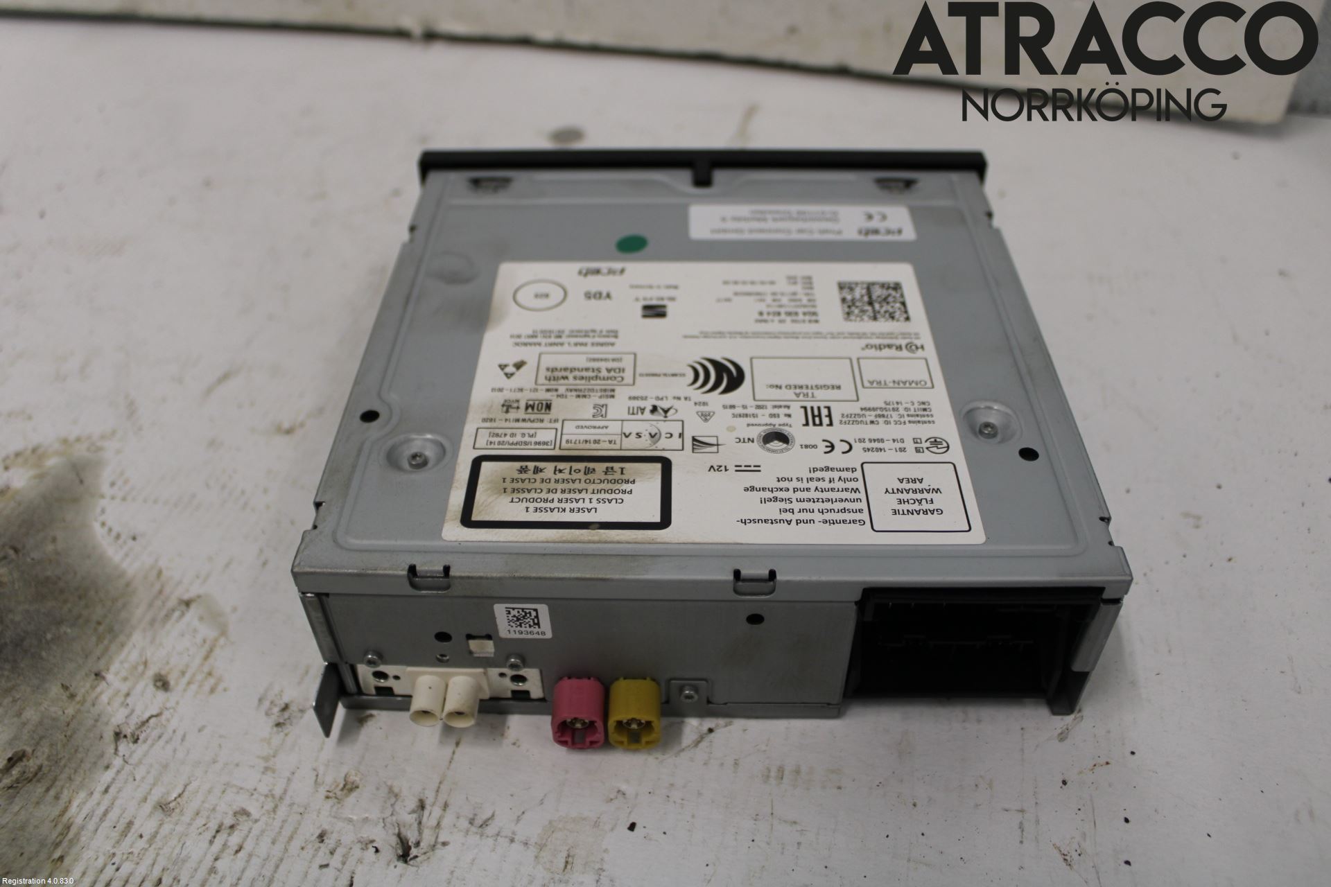 Seat ATECA 16->> Cd Radio - Multimediapanel