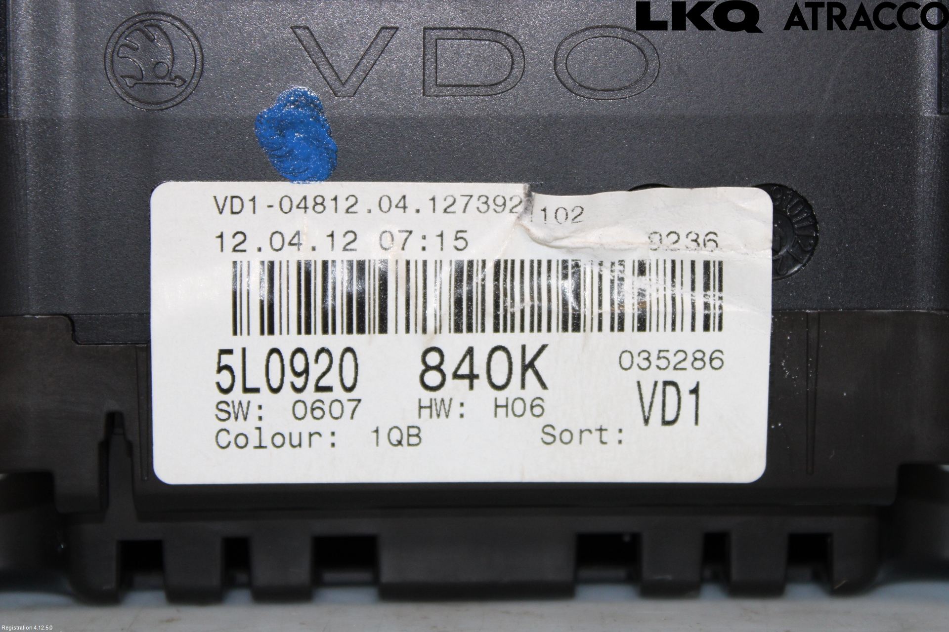 Skoda YETI Instrument Komb