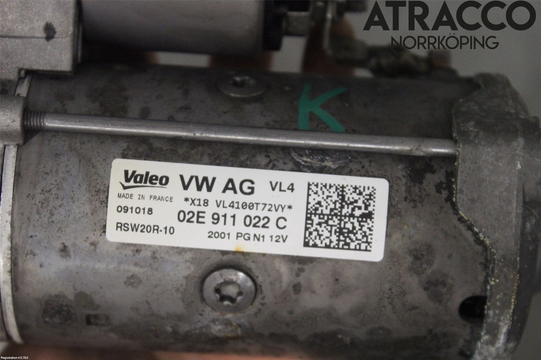 Volkswagen VW PASSAT 15-19 Startmotor Diesel