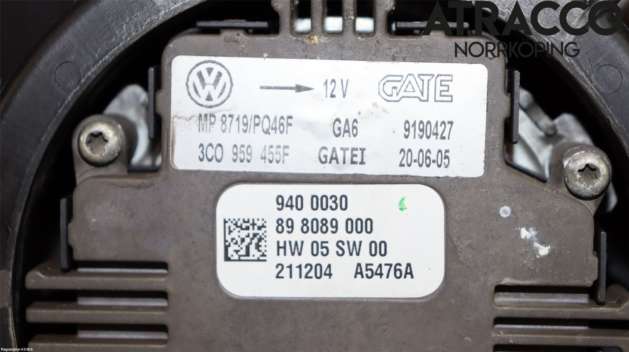 Volkswagen VW PASSAT 05-11 Kylfläkt El