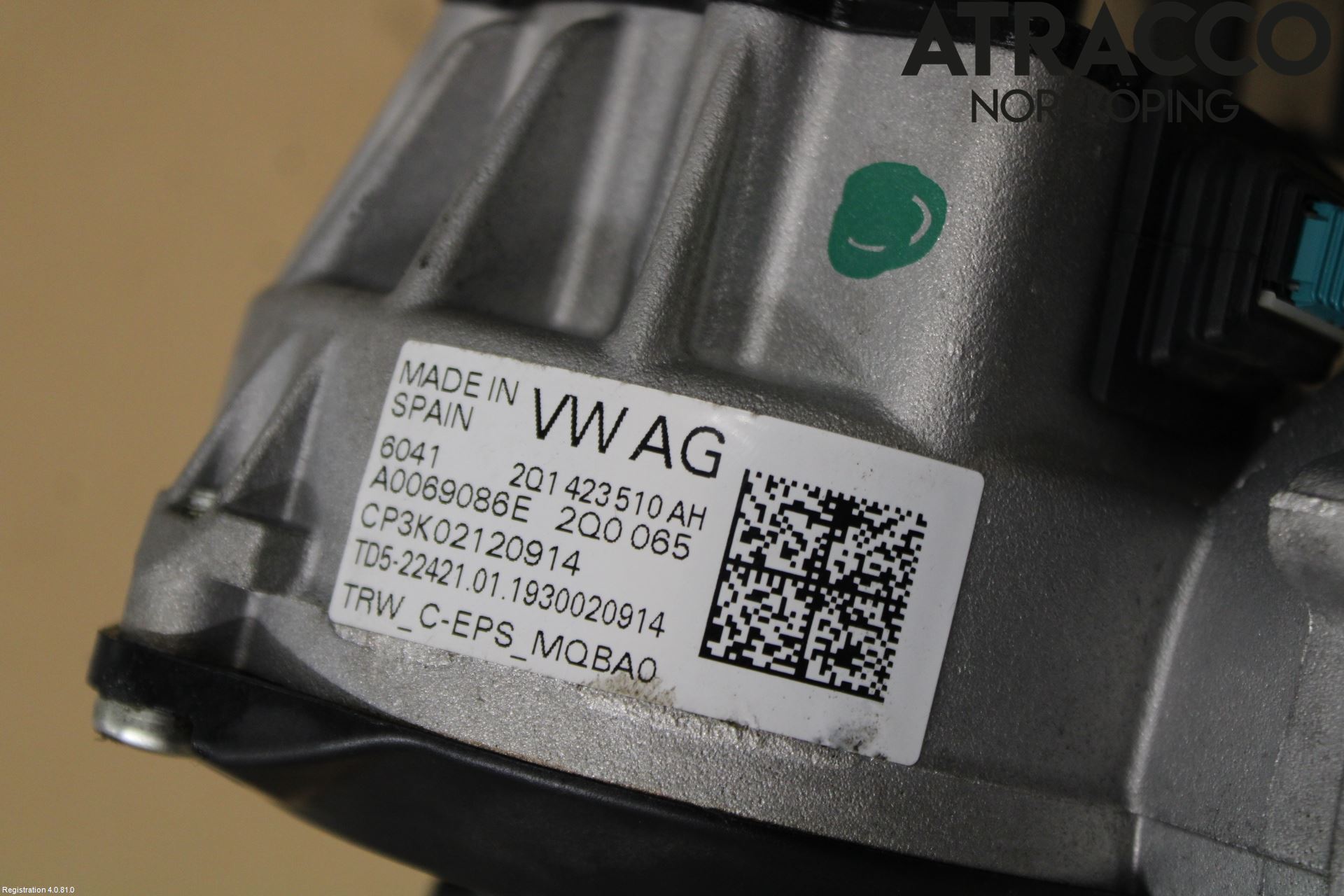 Volkswagen VW POLO VI 18->> Rattaxelagg Med Inb Servo