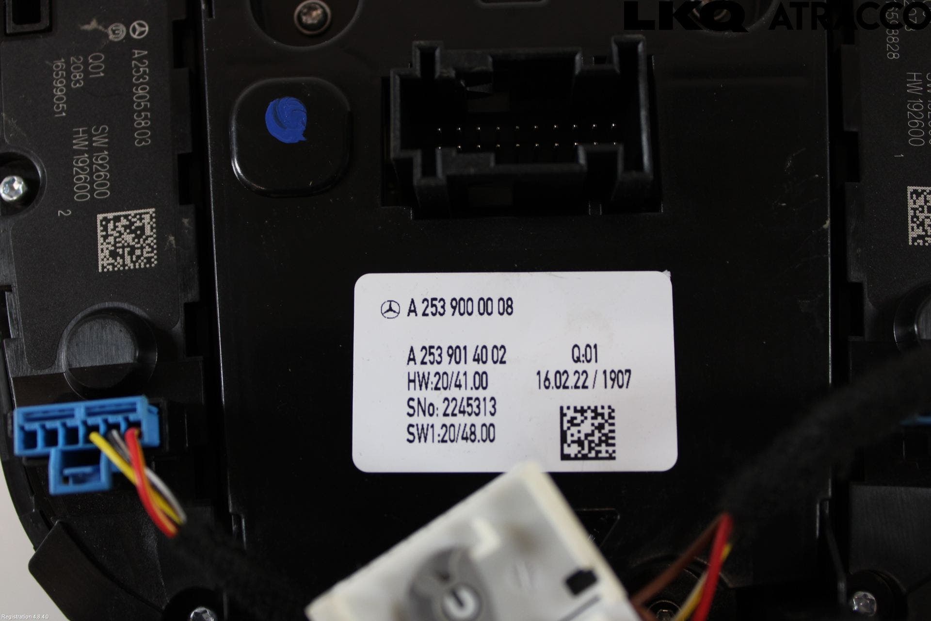 MB GLC-KLASS (X253/C253) 15-22 Strömställare Multifunktion