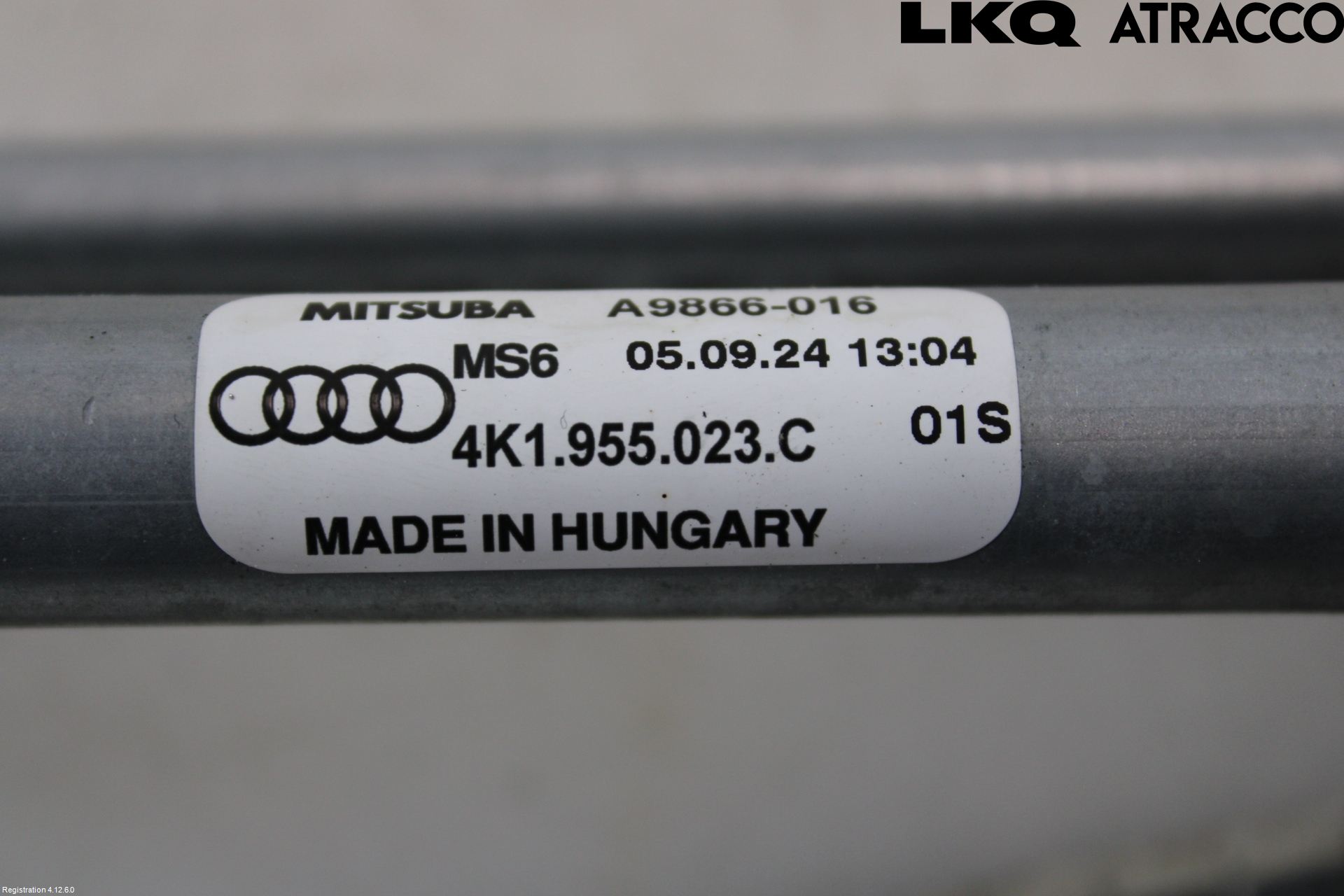 Audi A6 F2/C8 19- Torkarmekanism Vindruta