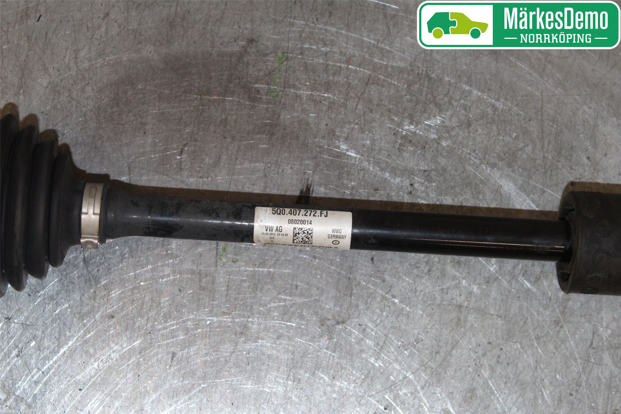 Volkswagen VW GOLF / E-GOLF VII 13-20 Drivaxel Fram Höger