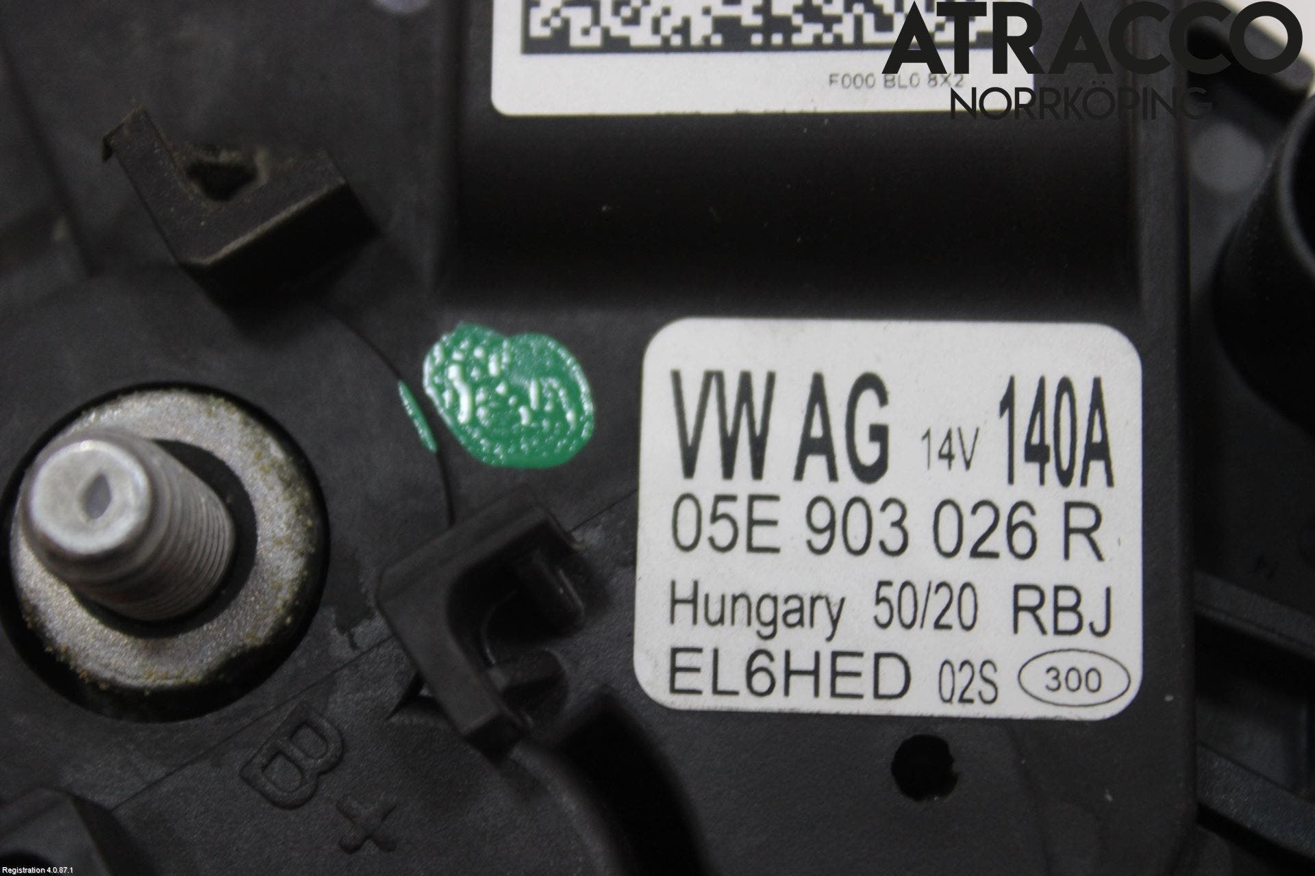 Volkswagen VW TIGUAN 16-24 Generator