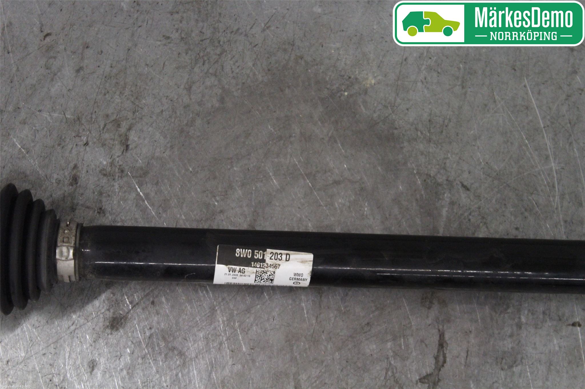 Audi A4/S4 B9 20- Drivaxel Bak Vänster