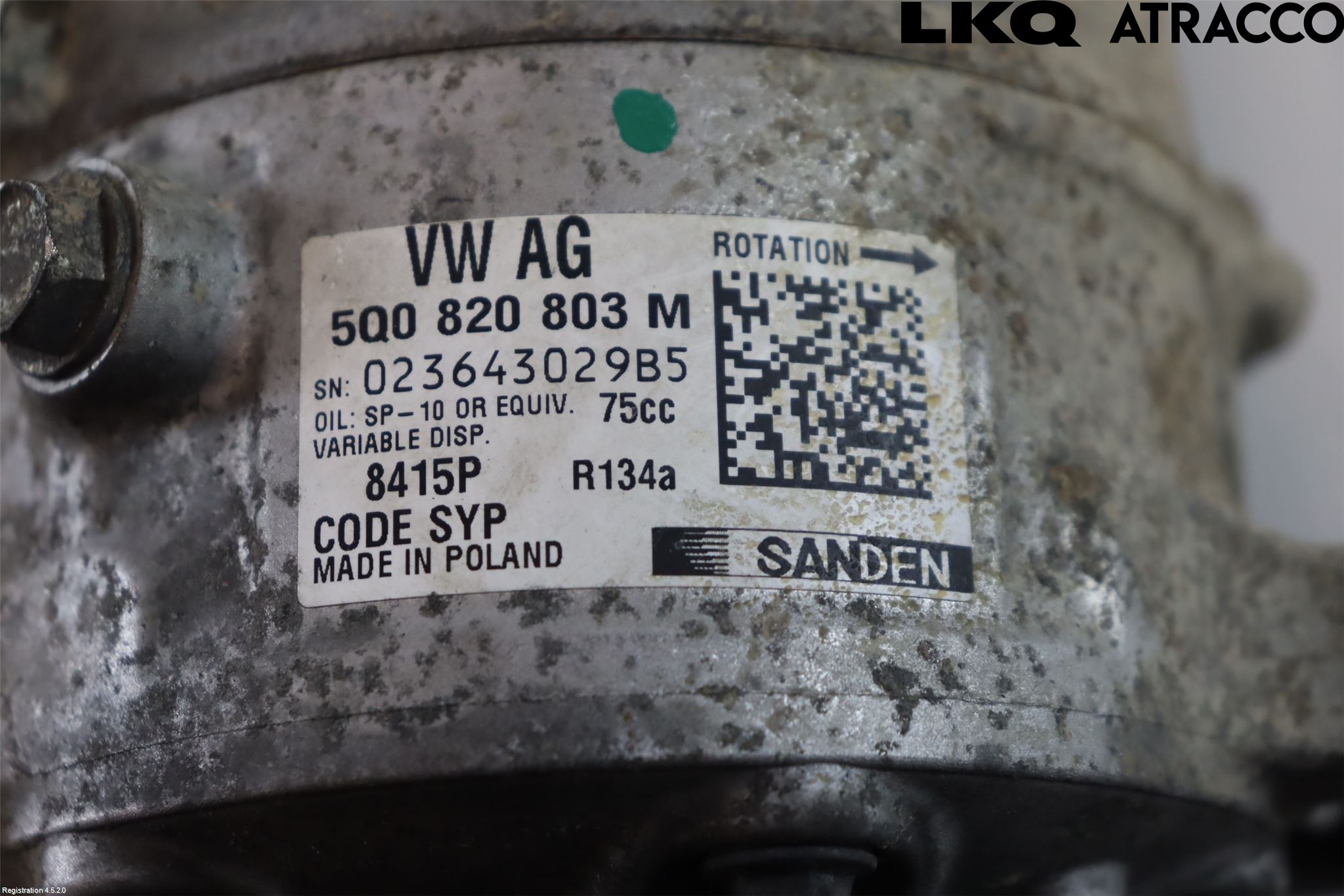 Volkswagen VW CRAFTER II / E-CRAFTER 17- Ac Kompressor