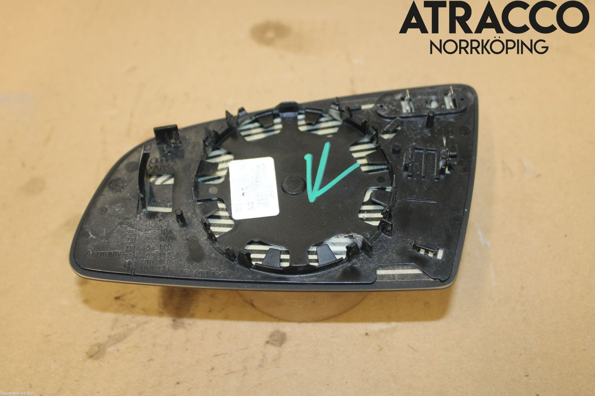 Audi A4/S4 05-07 Spegelglas Hö