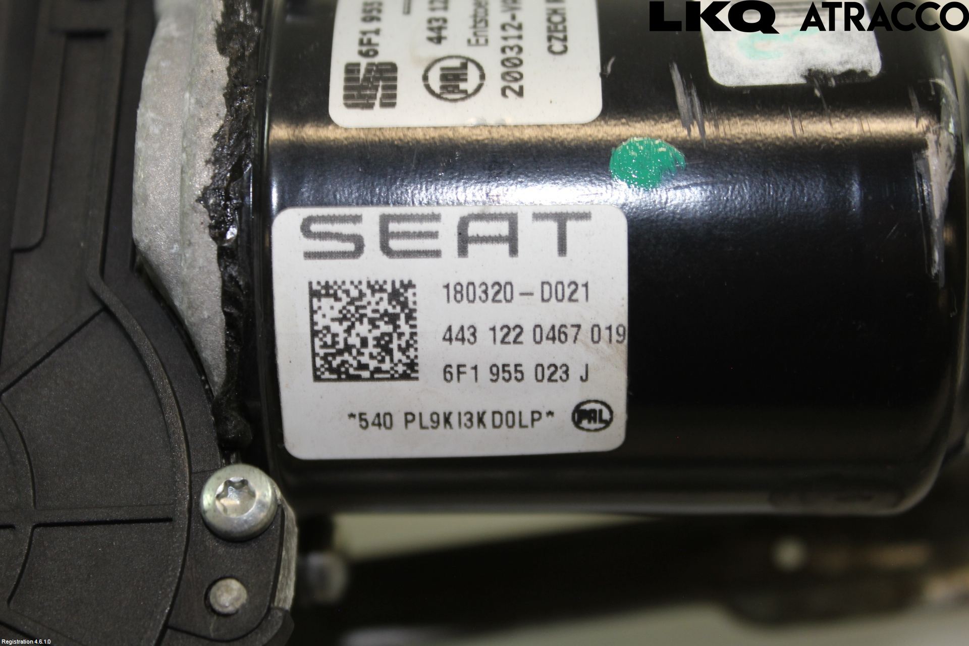 Seat ARONA Torkarmekanism Vindruta