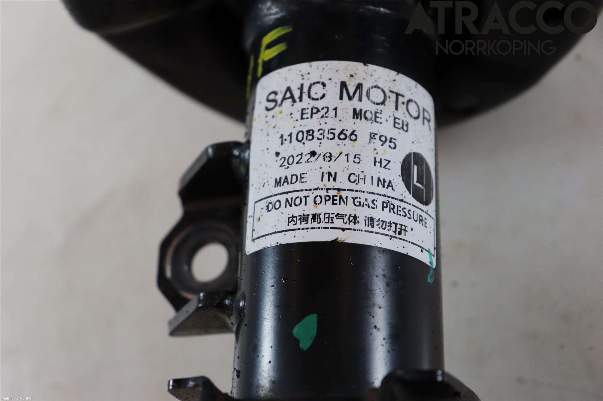 MG MARVEL R 22- Fjäderben Fram Vänster