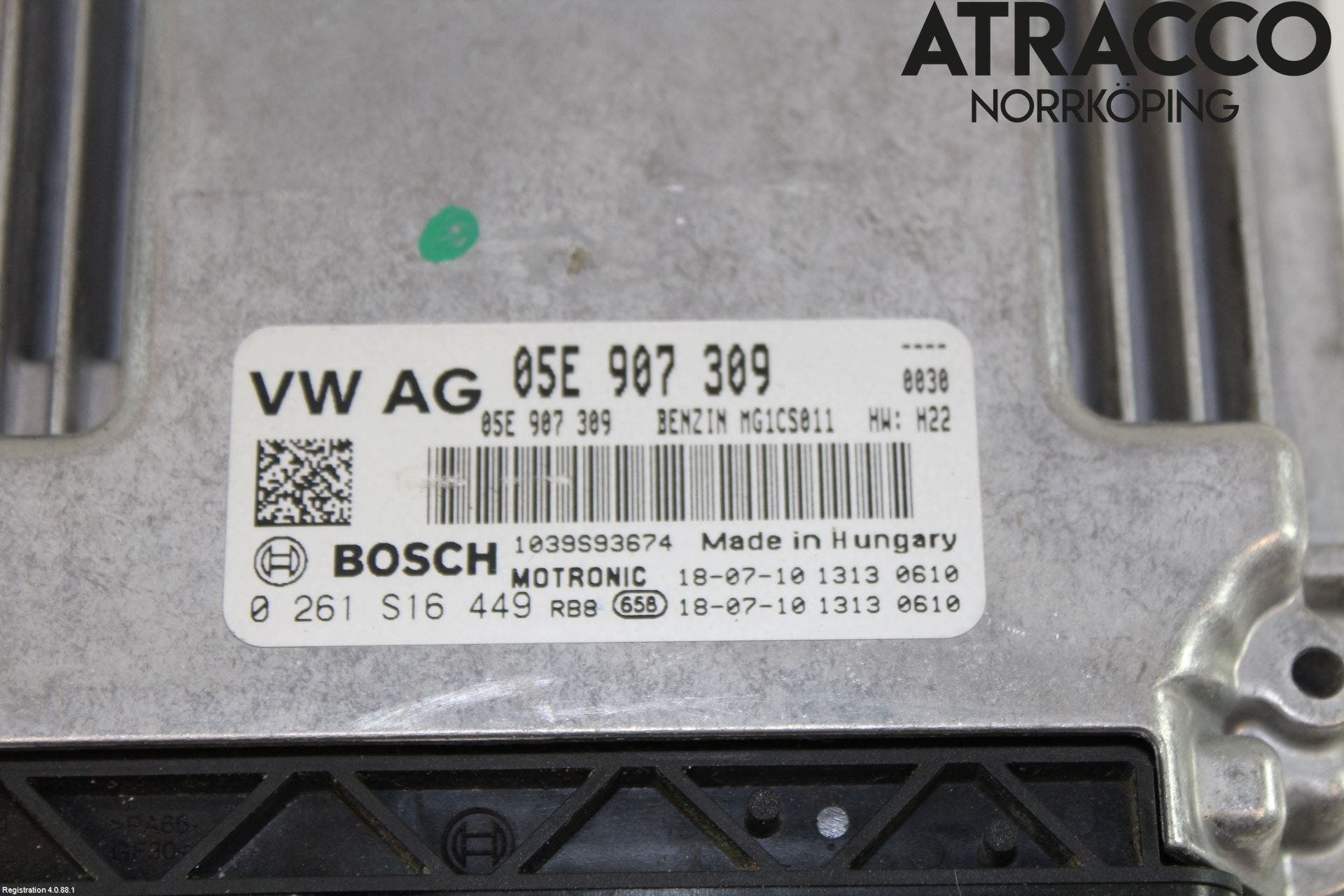 Volkswagen VW GOLF / E-GOLF VII 13-20 Styrenhet Insprut Bensin