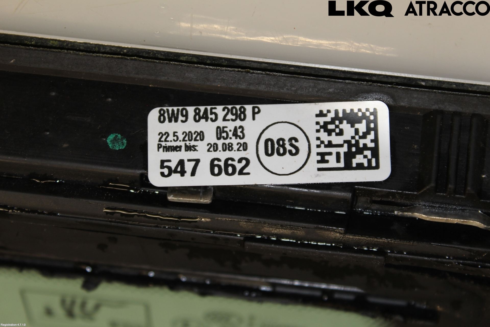 Audi A4/S4 B9 20- Sidoruta Höger-Kaross