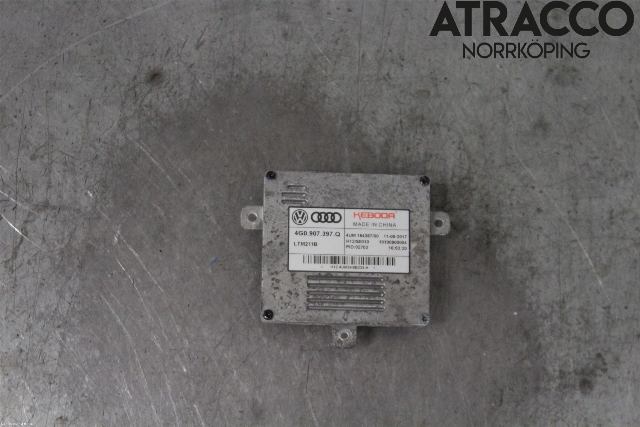 Skoda SUPERB 16-24 Styrenhet Strålkastare