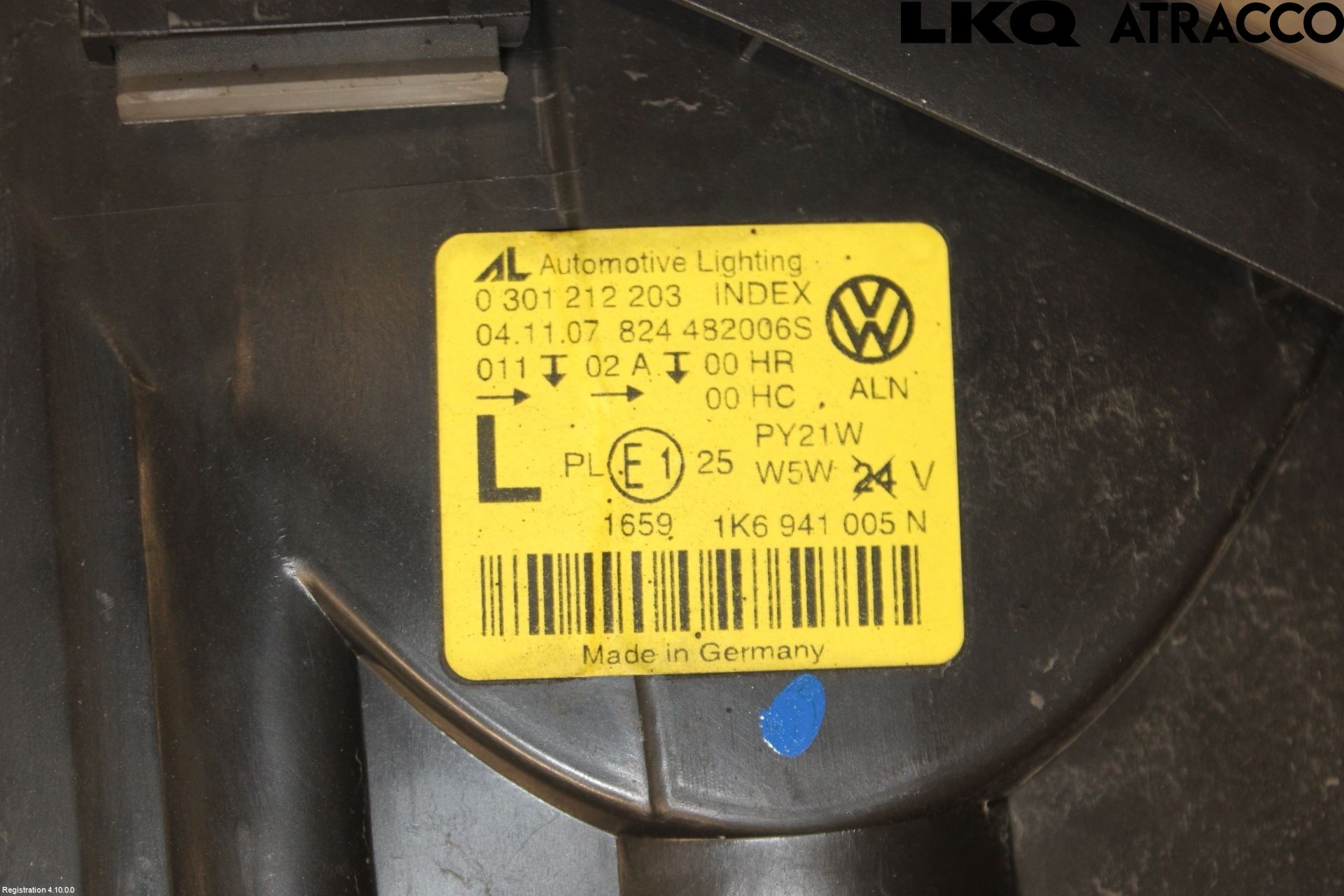 Volkswagen VW GOLF V 04-09 Strålkastare Vänster