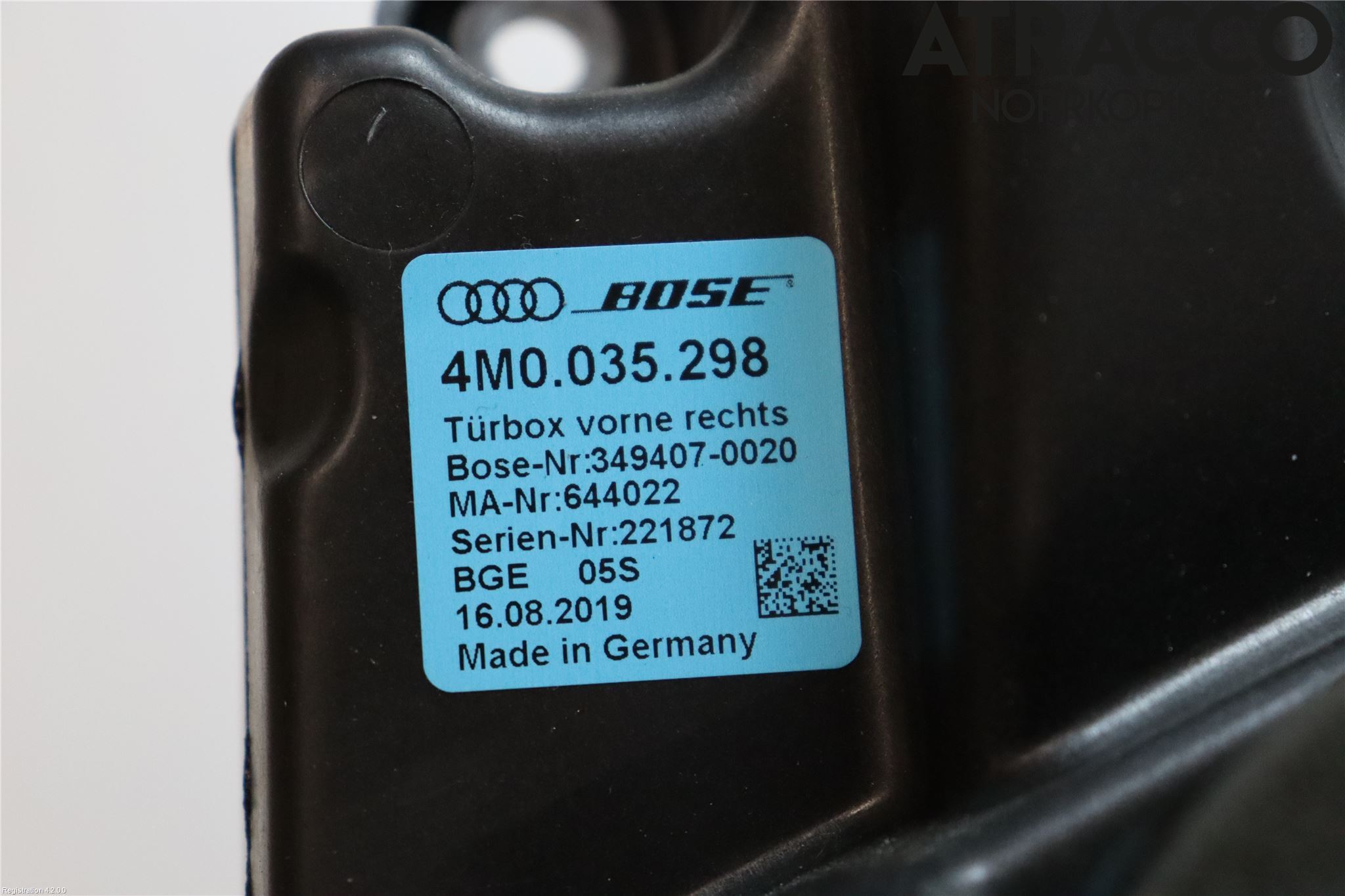 Audi Q7/SQ7 Högtalare