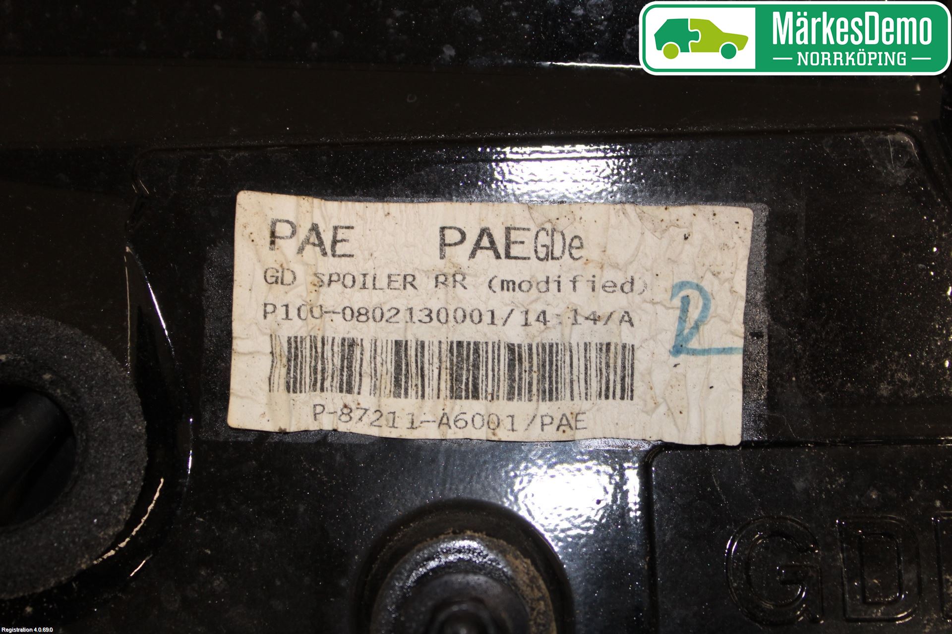 Hyundai i30 GD 13-17 Spoiler Baklucka