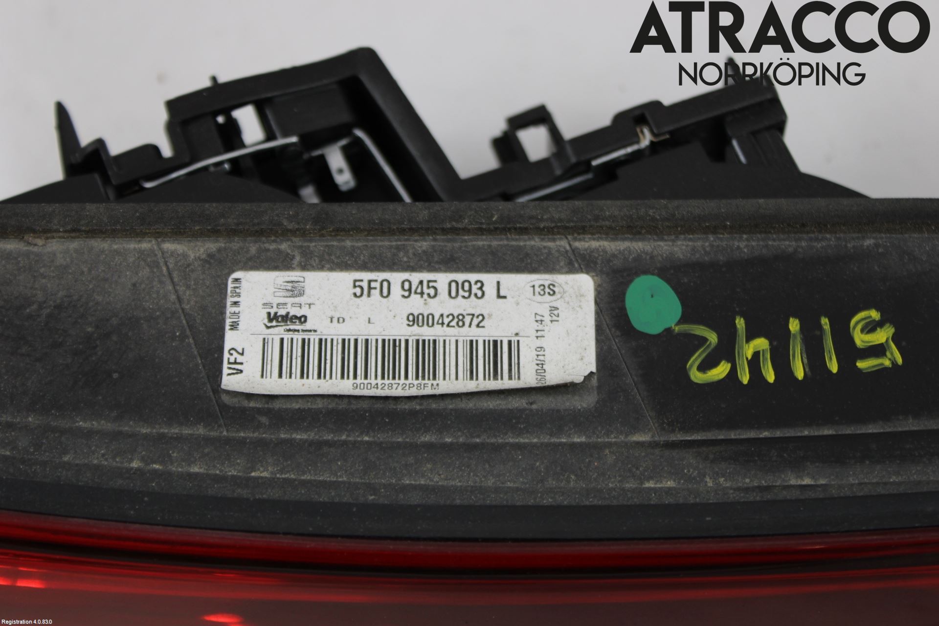 Seat LEON 13-20 Bakljus Lucka Vä