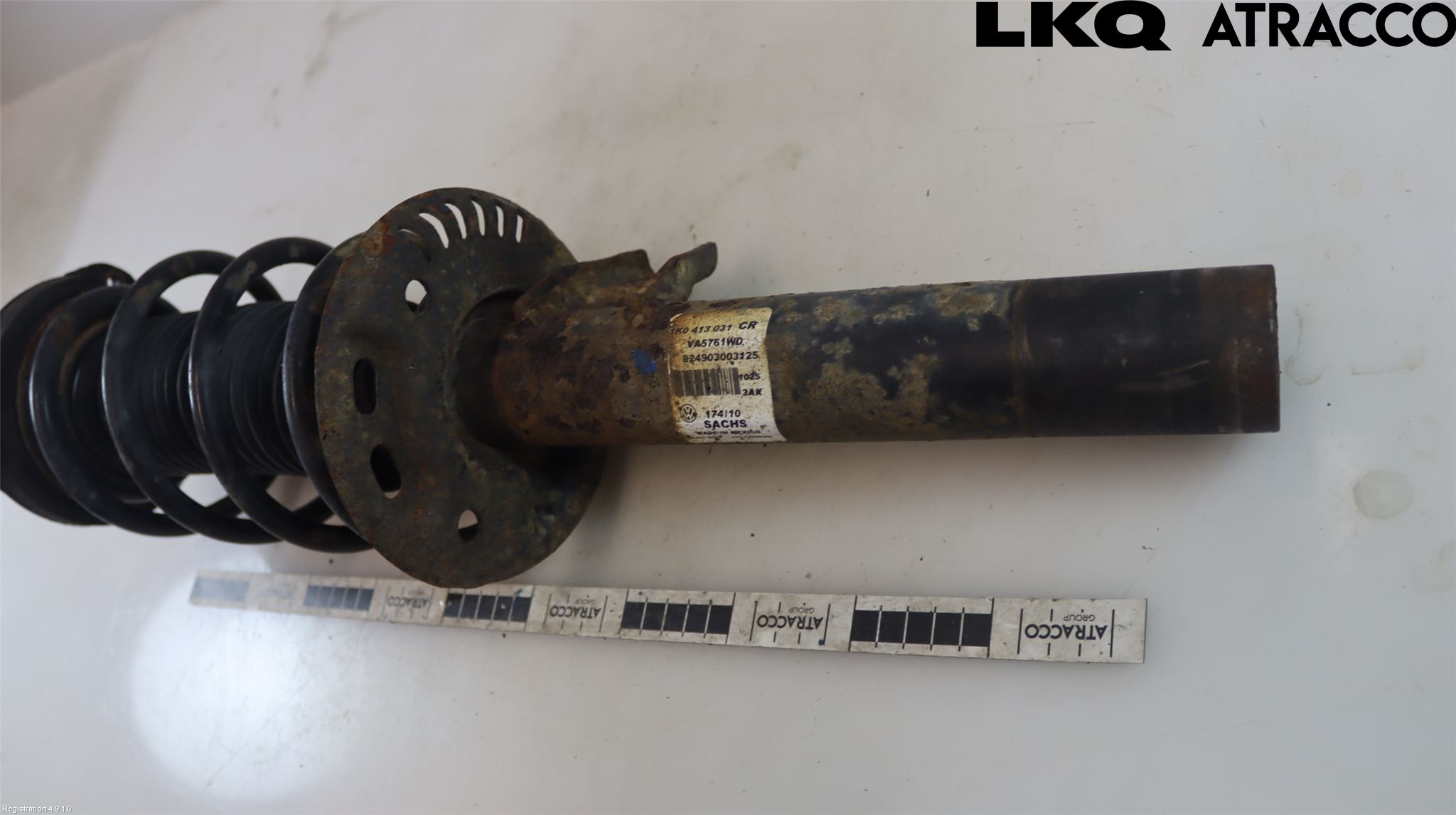Volkswagen VW GOLF VI 09-13 Fjäderben Fram Höger