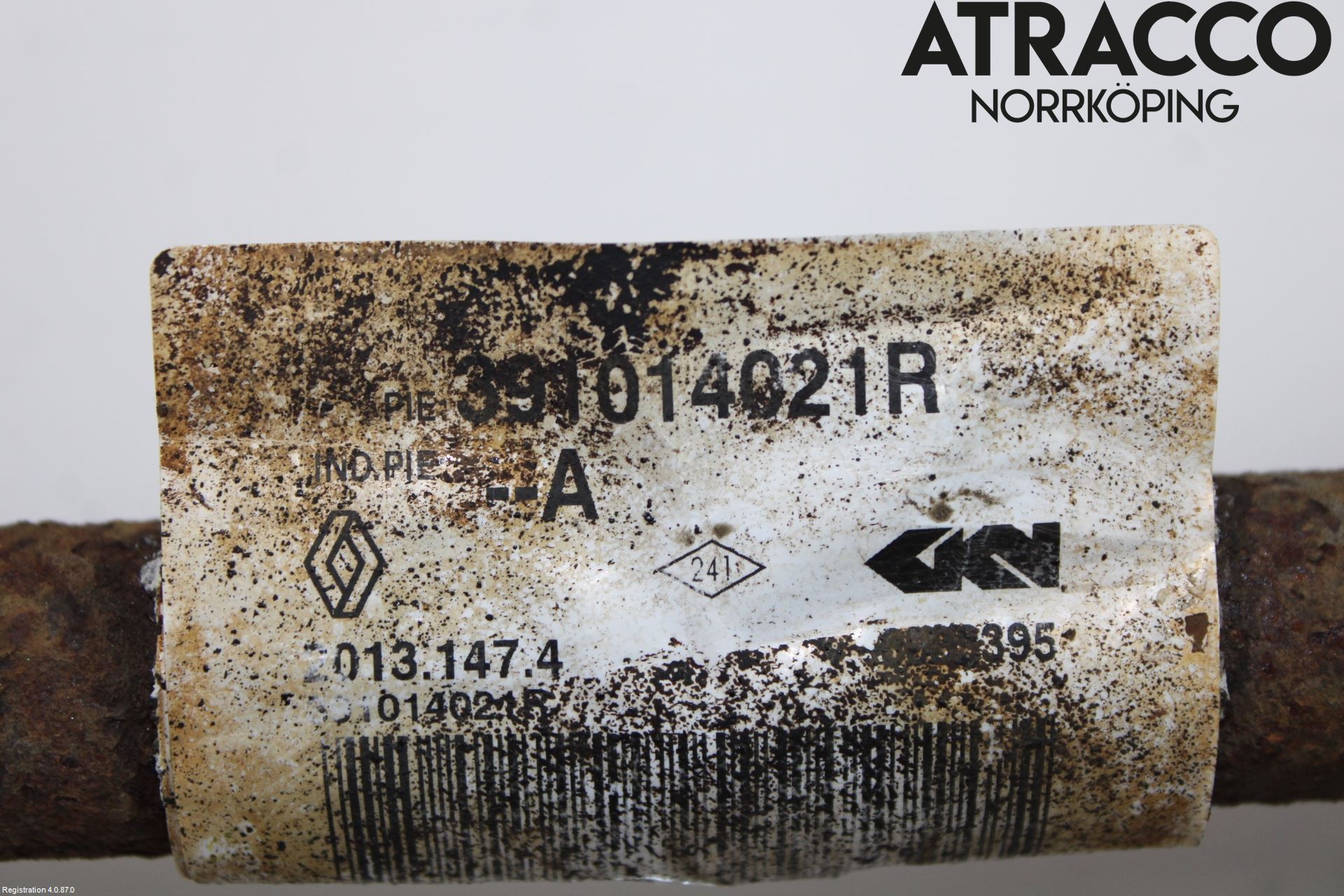 Dacia LODGY 12-18 Drivaxel Fram Vänster