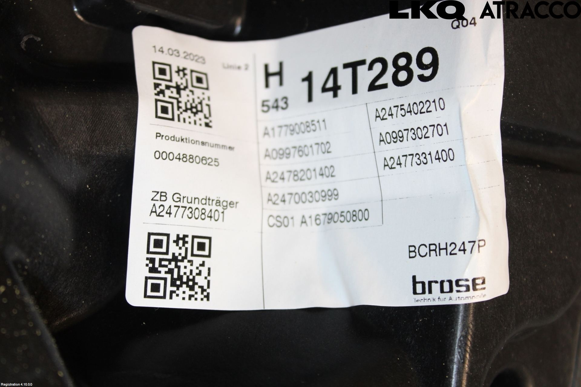 Mercedes-Benz MB EQA (H243) 21- Fönsterhiss El Kompl