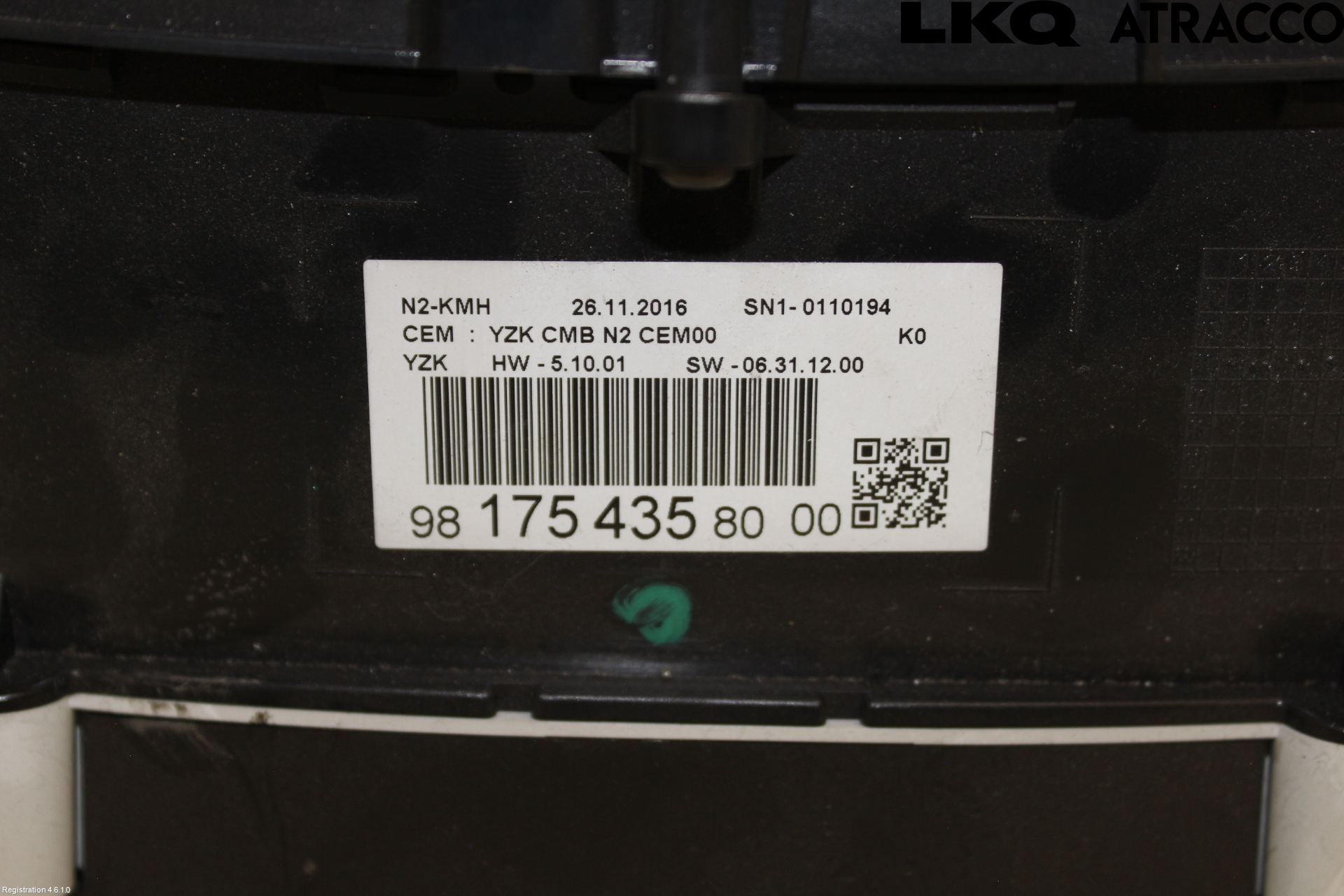 Peugeot EXPERT 15-16 Instrument Komb