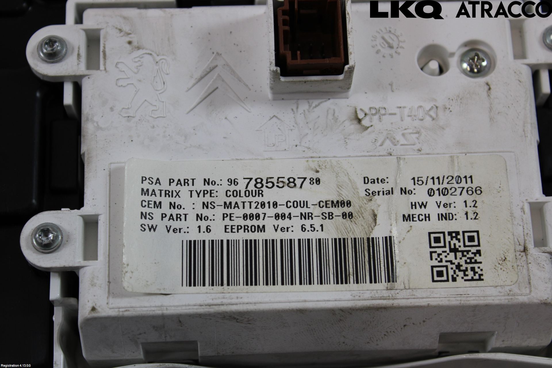 Peugeot 508 11-18 Instrument Komb