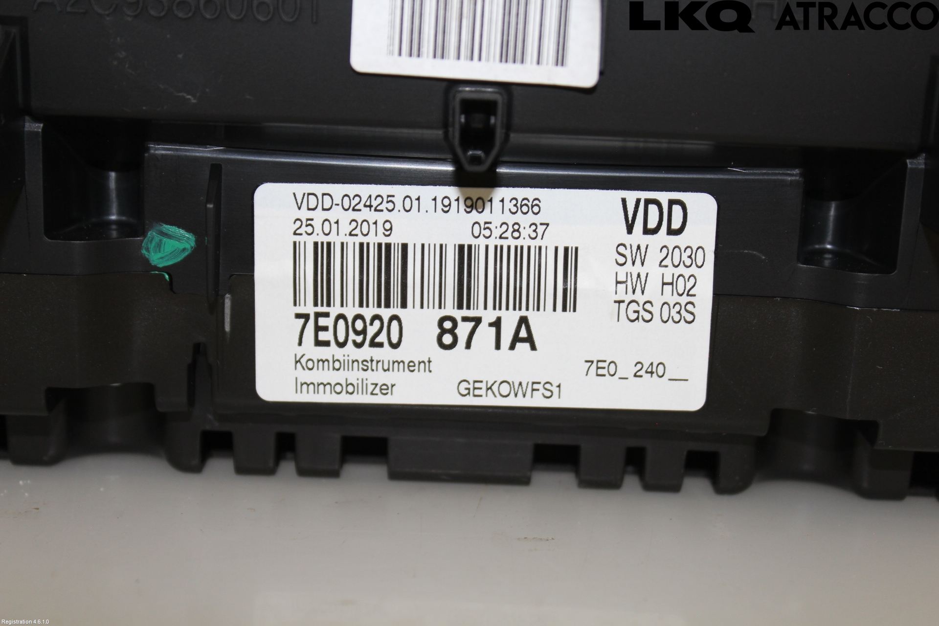 Volkswagen VW TRANSP/CARAVELLE (T6) 16-22 Instrument Komb