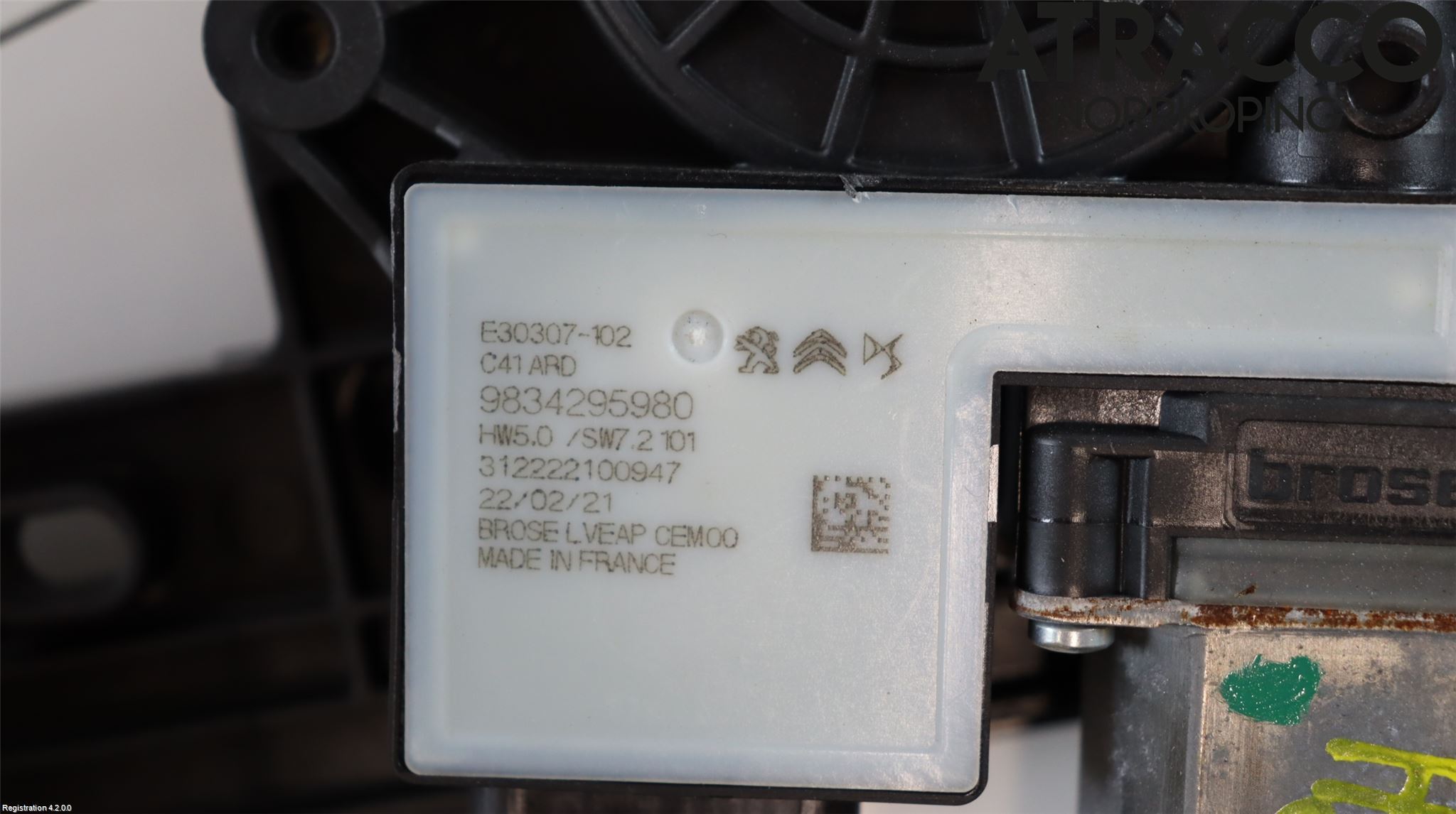 Citroen C4/E-C4 C4X/E-C4X III 21- Fönsterhiss El Kompl