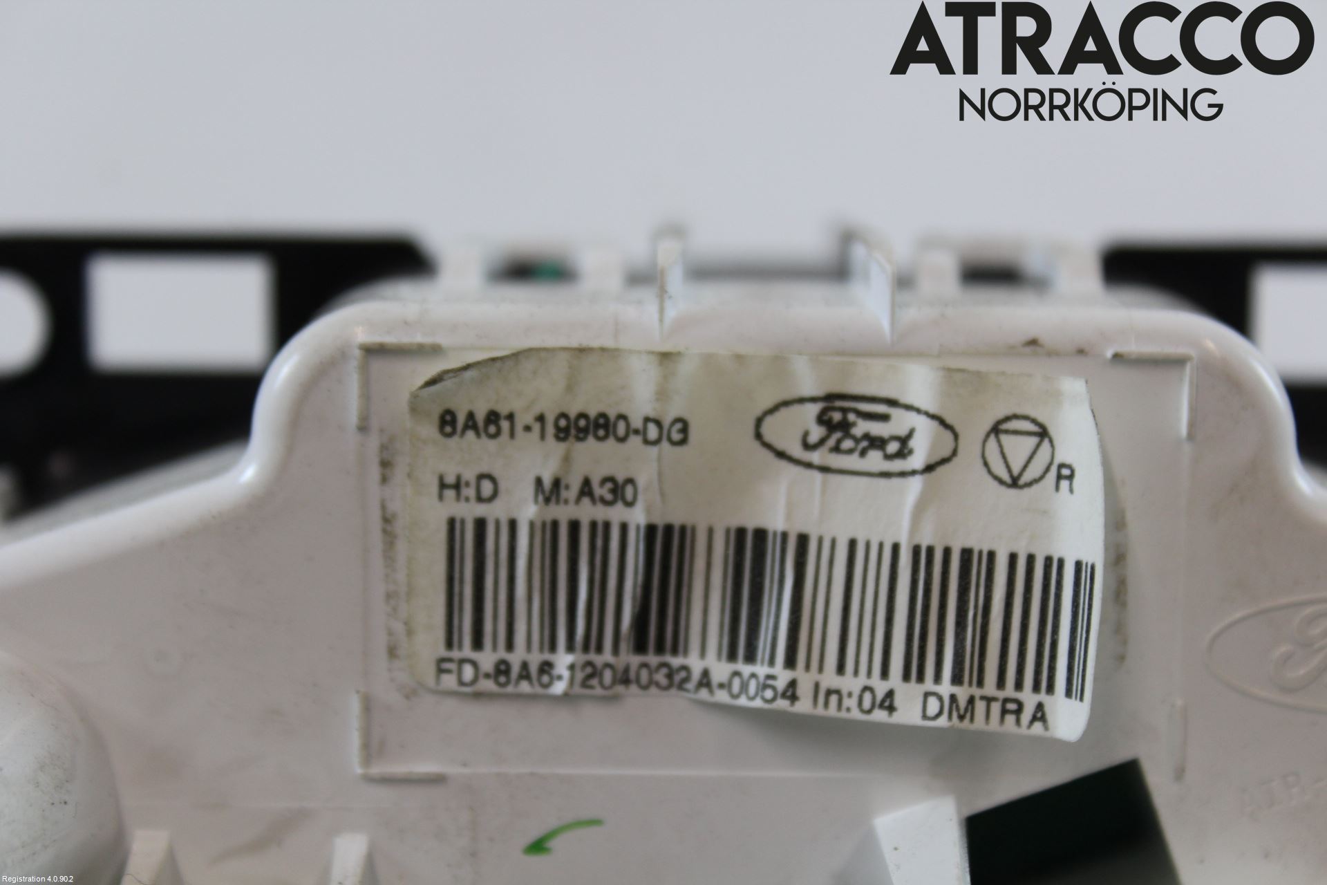 Ford FIESTA 09-12 Värmereglage