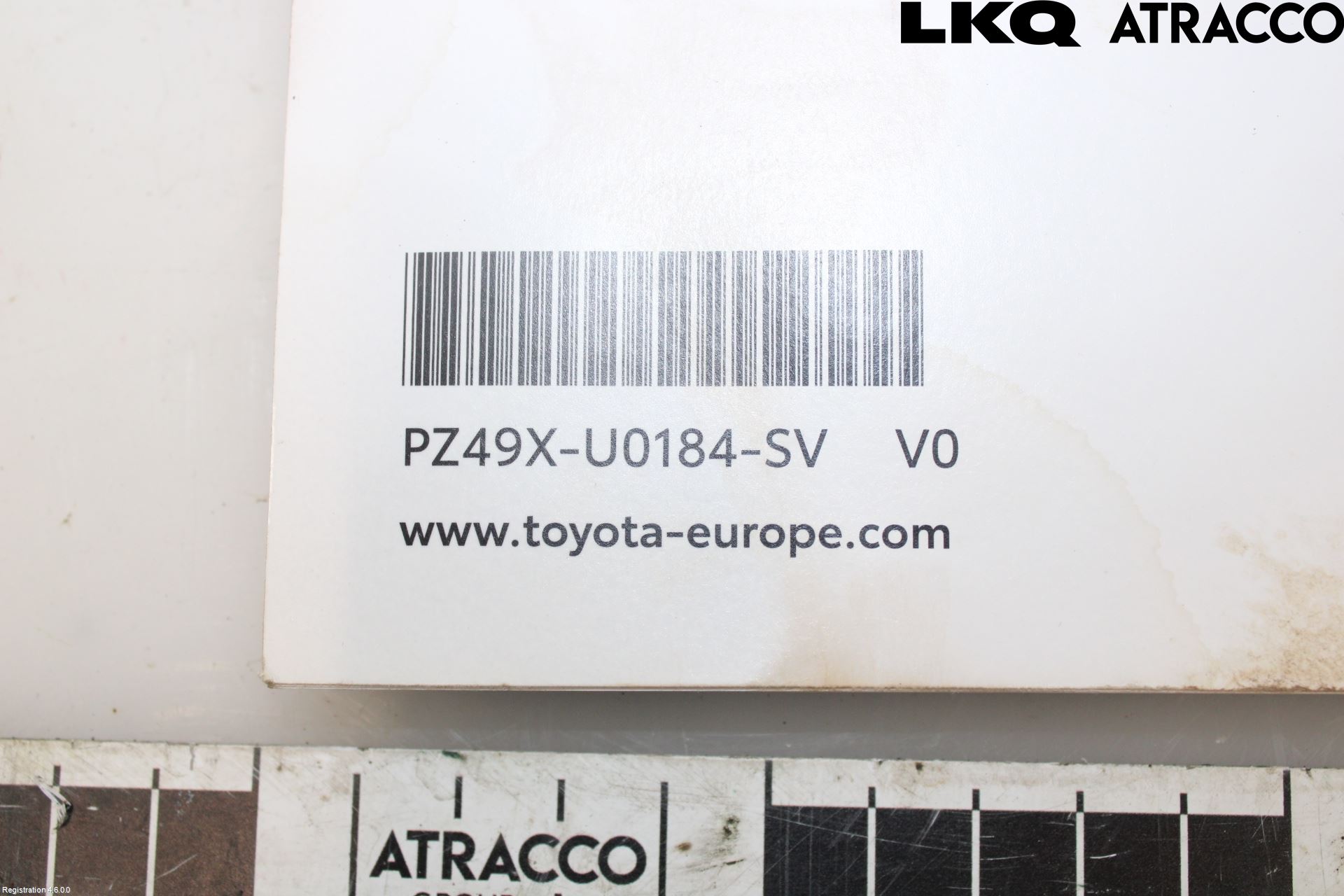 Toyota COROLLA 19- Instruktionsbok