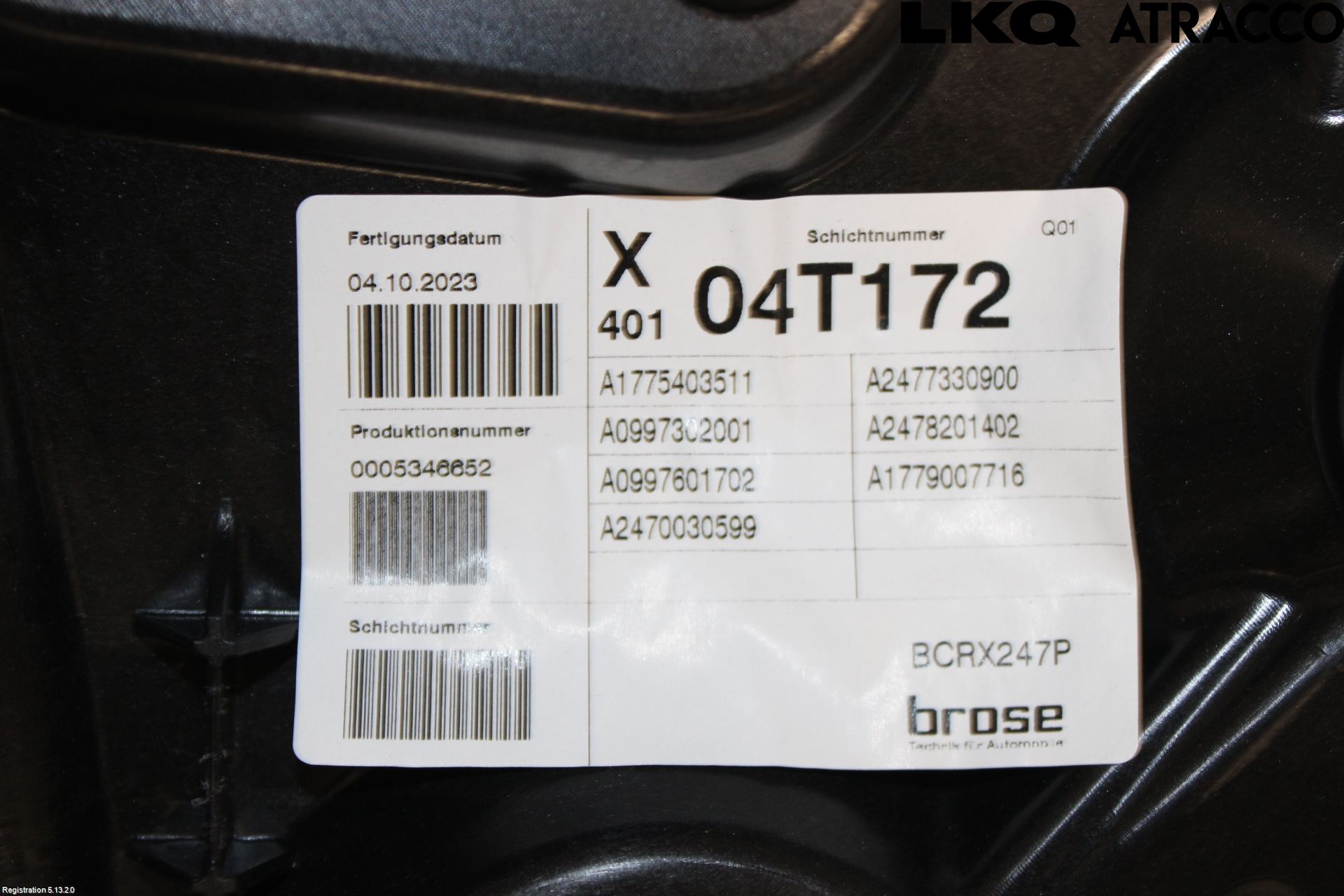 Mercedes-Benz MB EQB (X243) 22- Fönsterhiss El Kompl