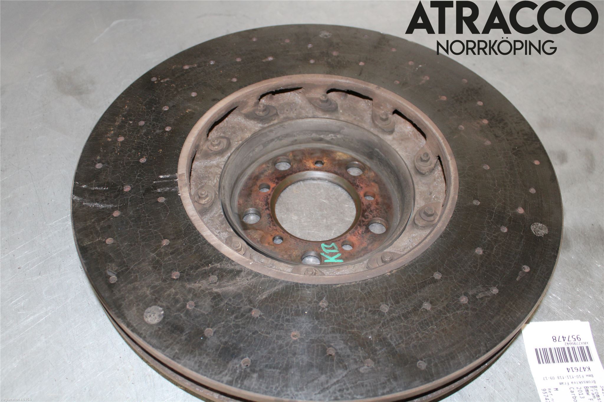 BMW 5 F10/F11/F18 09-17 Bromsskiva Fram