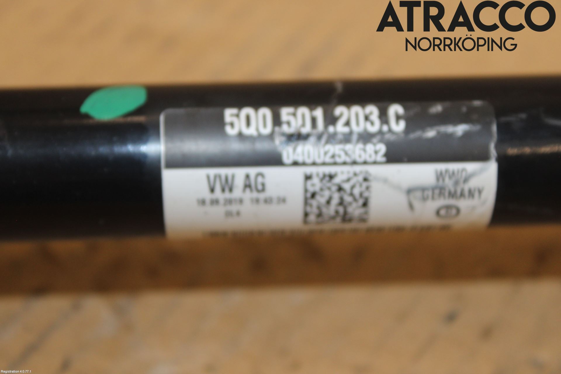 Cupra ATECA 19- Drivaxel Bak Vänster