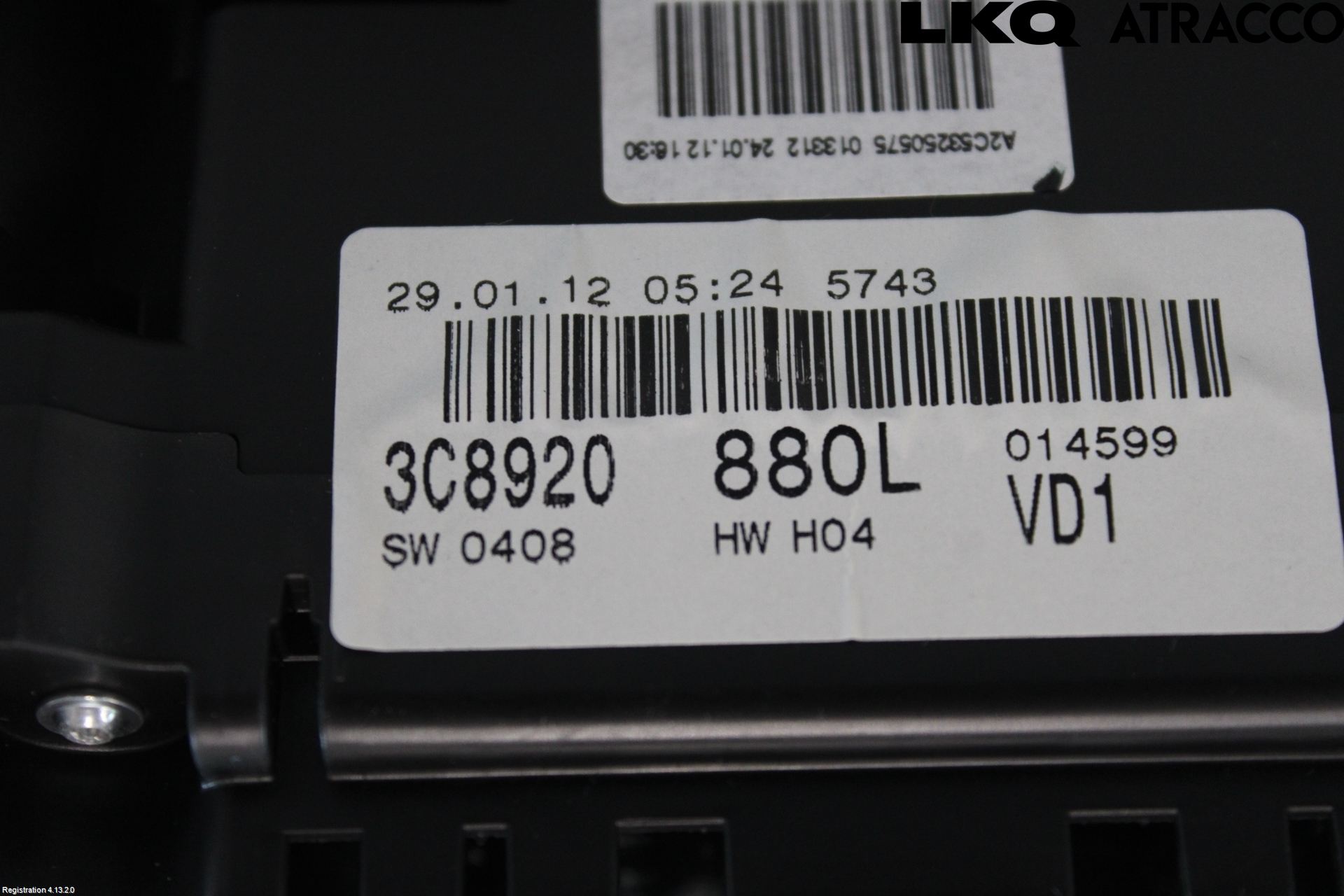 Volkswagen VW PASSAT CC 08-16 Instrument Komb