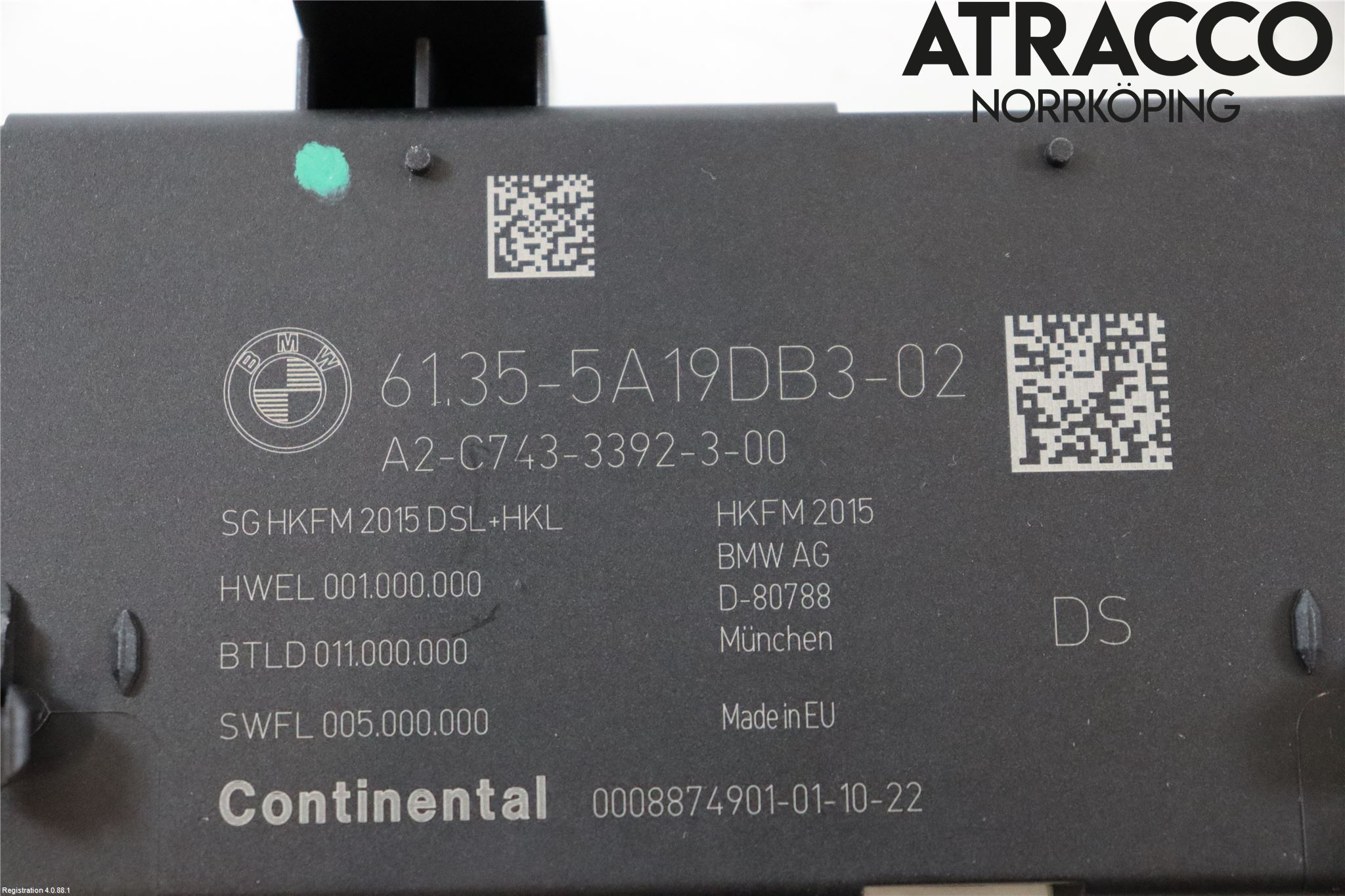 BMW 5 G30/G31/F90 17-23 Styrenhet Baklucka