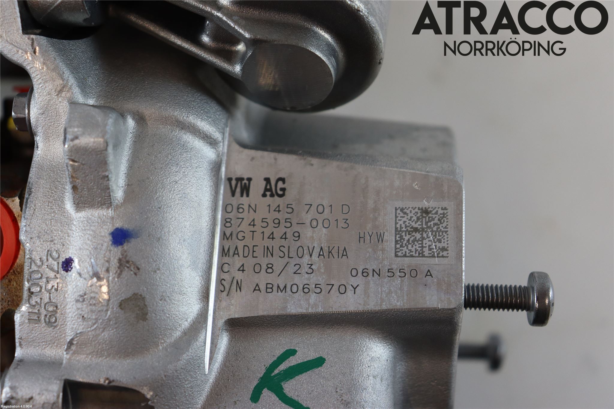 Audi A4/S4 B9 20- Turboaggregat